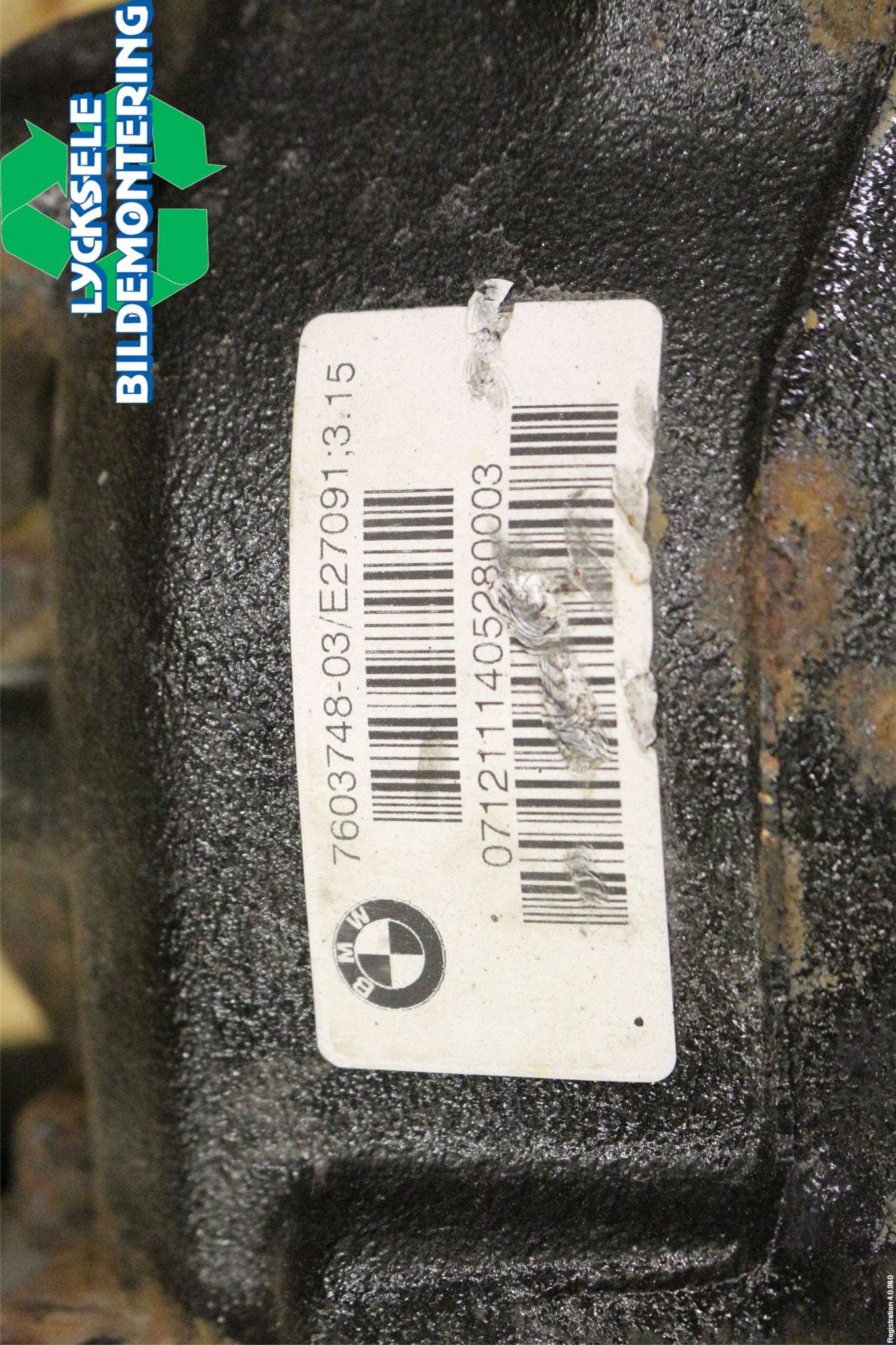 BMW 1 F20/F21 11-19 Bakväxel-Diff