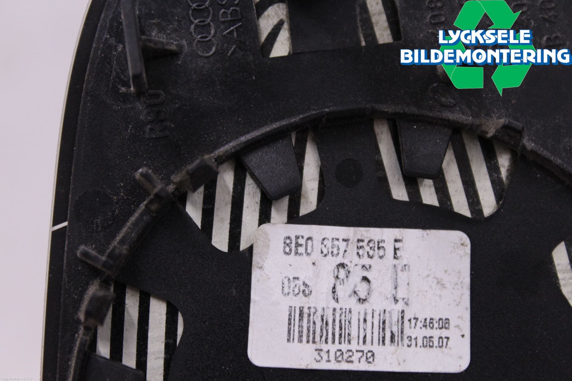 Audi A4/S4 05-07 Spegelglas Vä