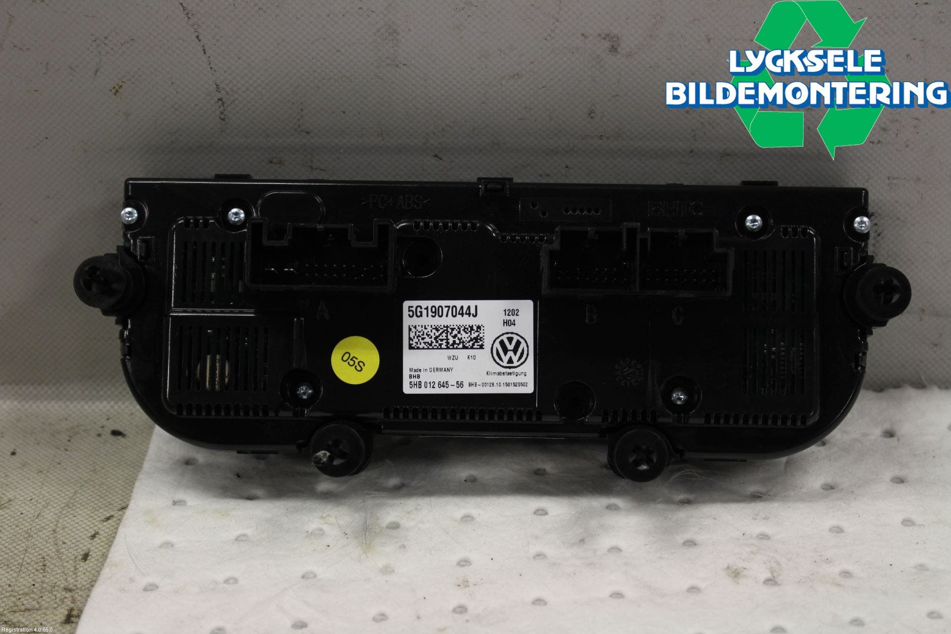 Volkswagen VW PASSAT 15-19 Ac Styrenhet Ac Manöveren