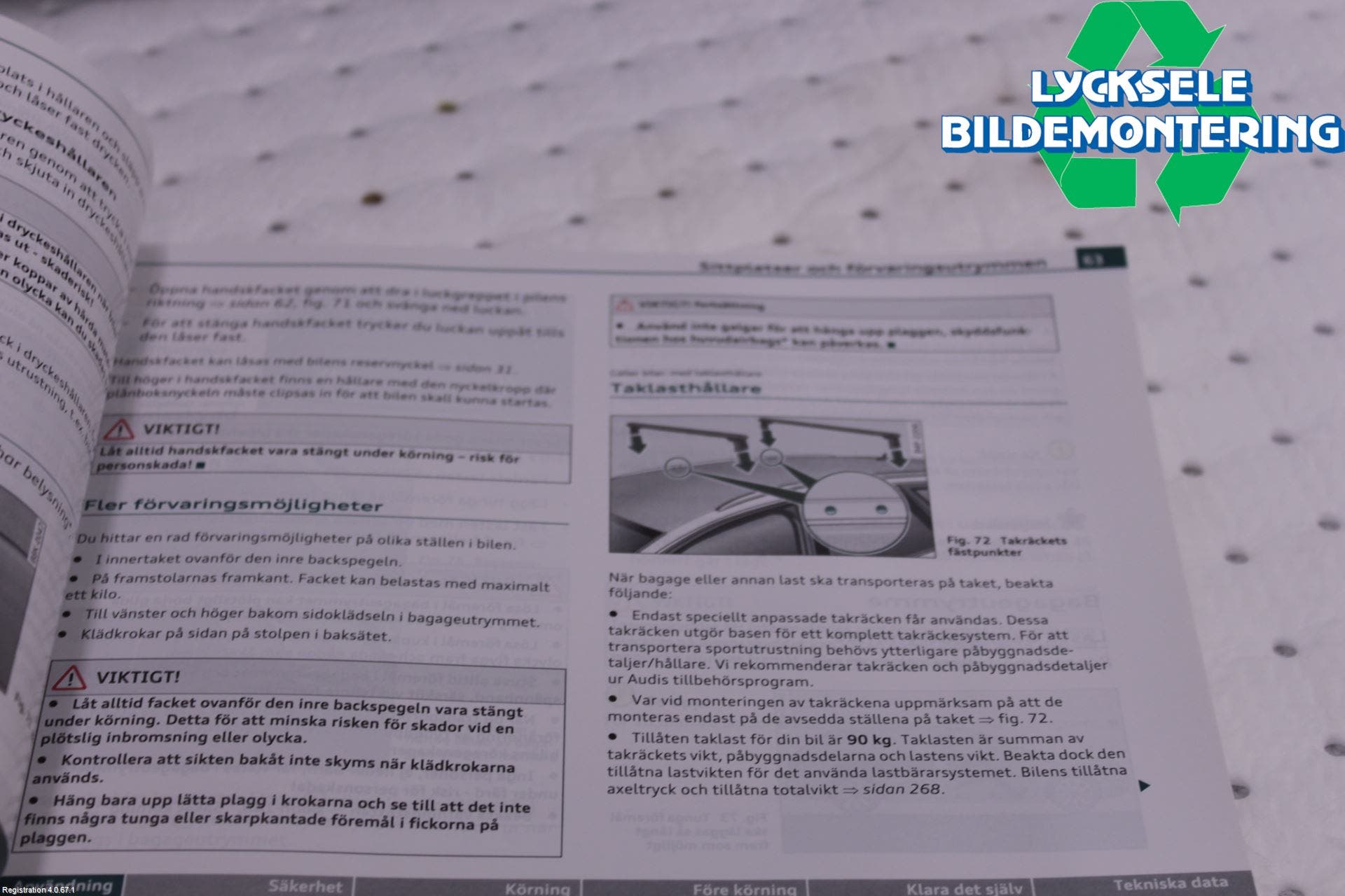 Audi A4/S4 08-11 Instruktionsbok