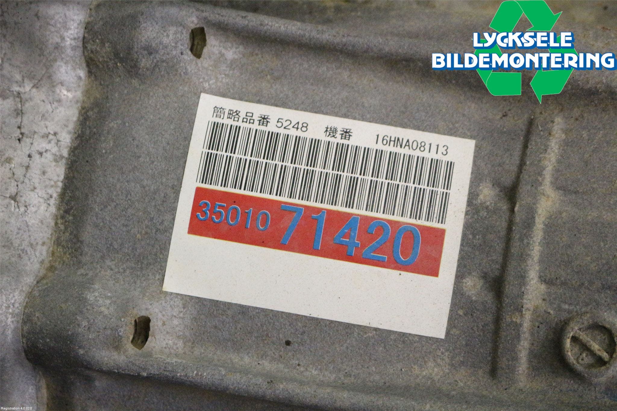 Toyota HILUX 16- Växellåda Automat