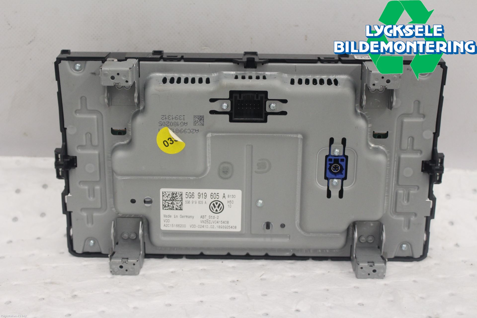 Volkswagen VW GOLF / E-GOLF VII 13-20 Cd Radio - Multimediapanel