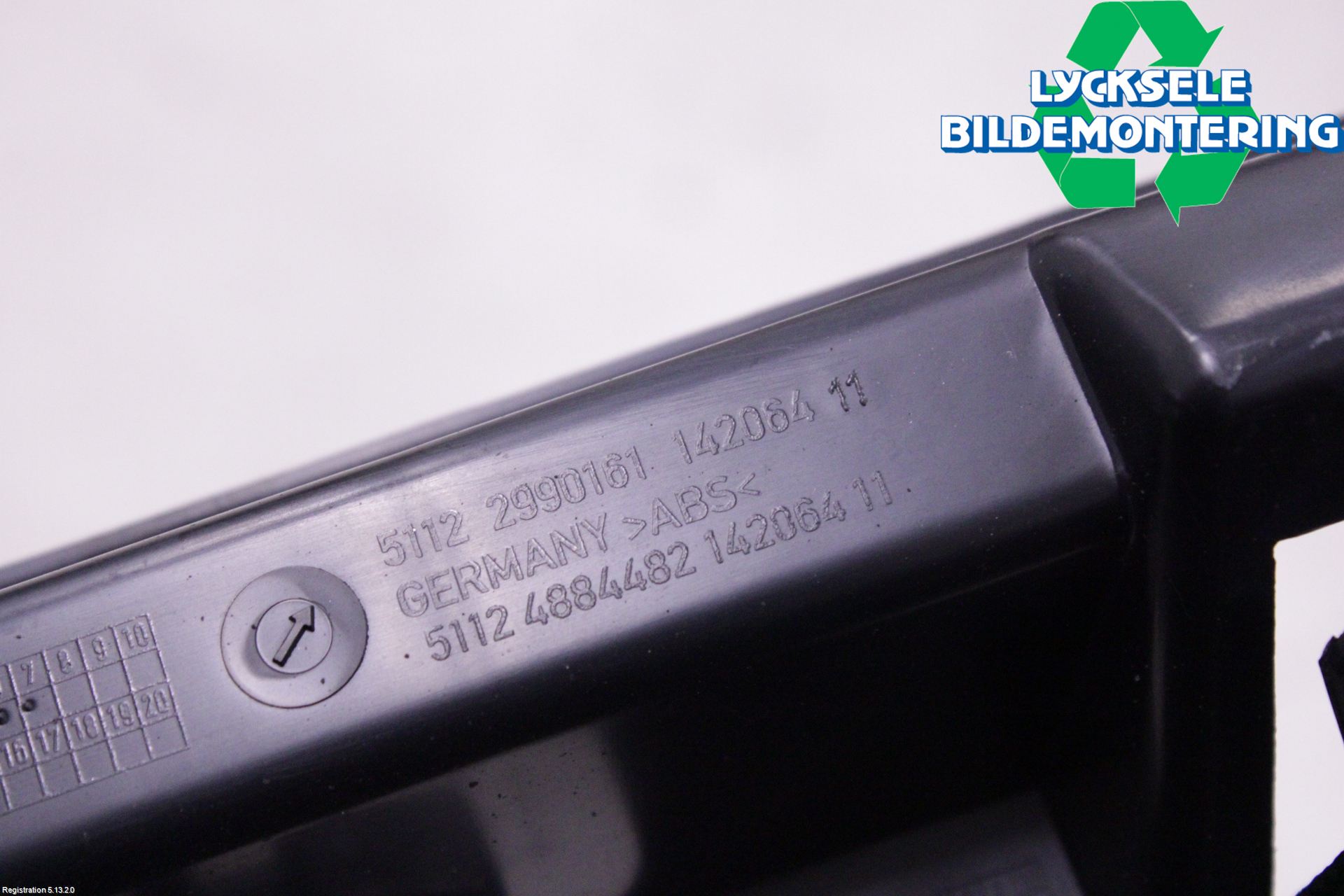 BMW X1 E84 10-15 Stötfångardel Bak Mitt