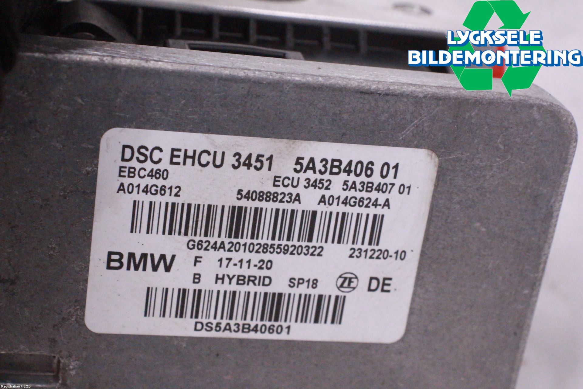 BMW 5 G30/G31/F90 17-23 Abs Hydraulaggregat