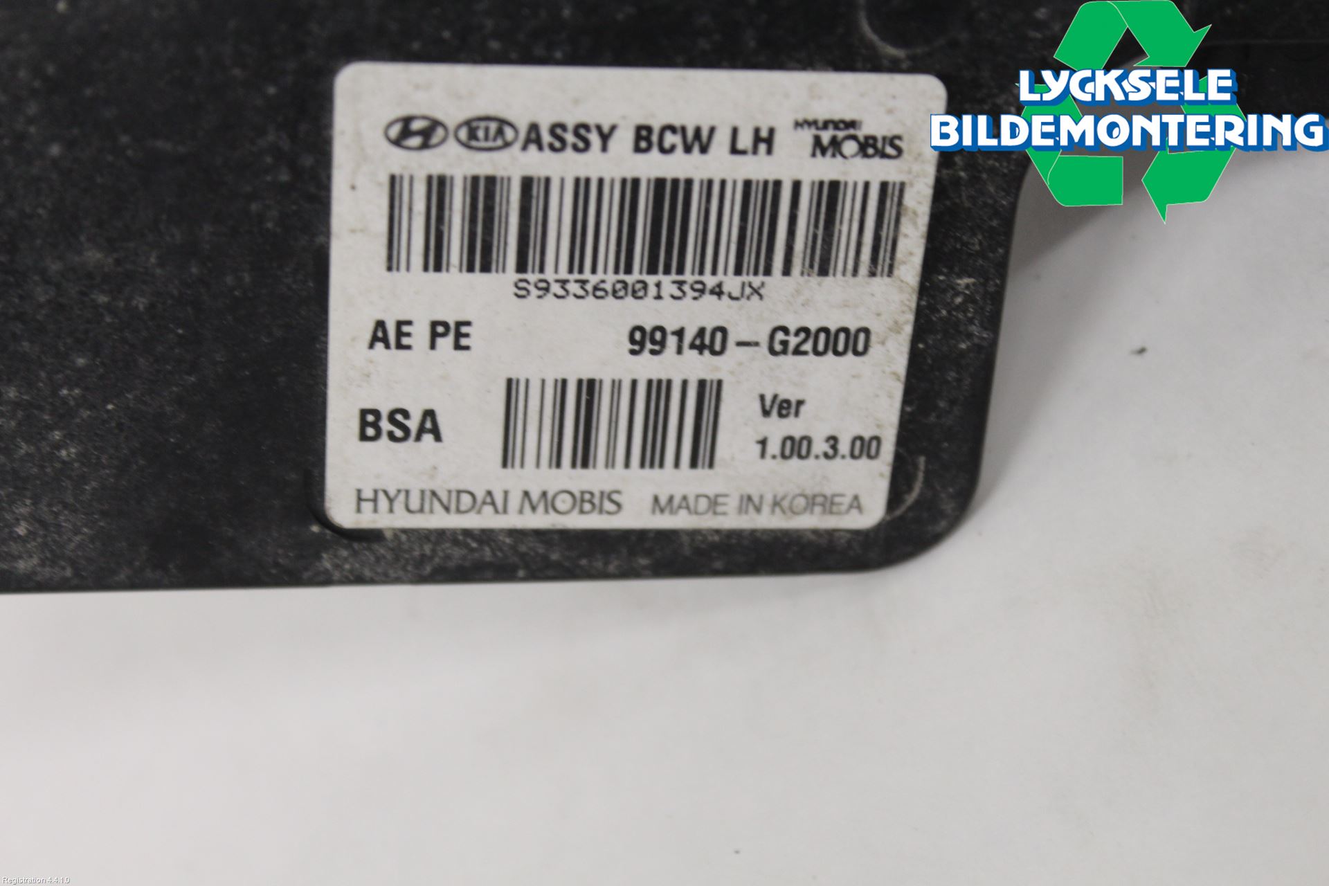 Hyundai IONIQ AE 17-22 Sensor Aktivt Kollisionsskydd
