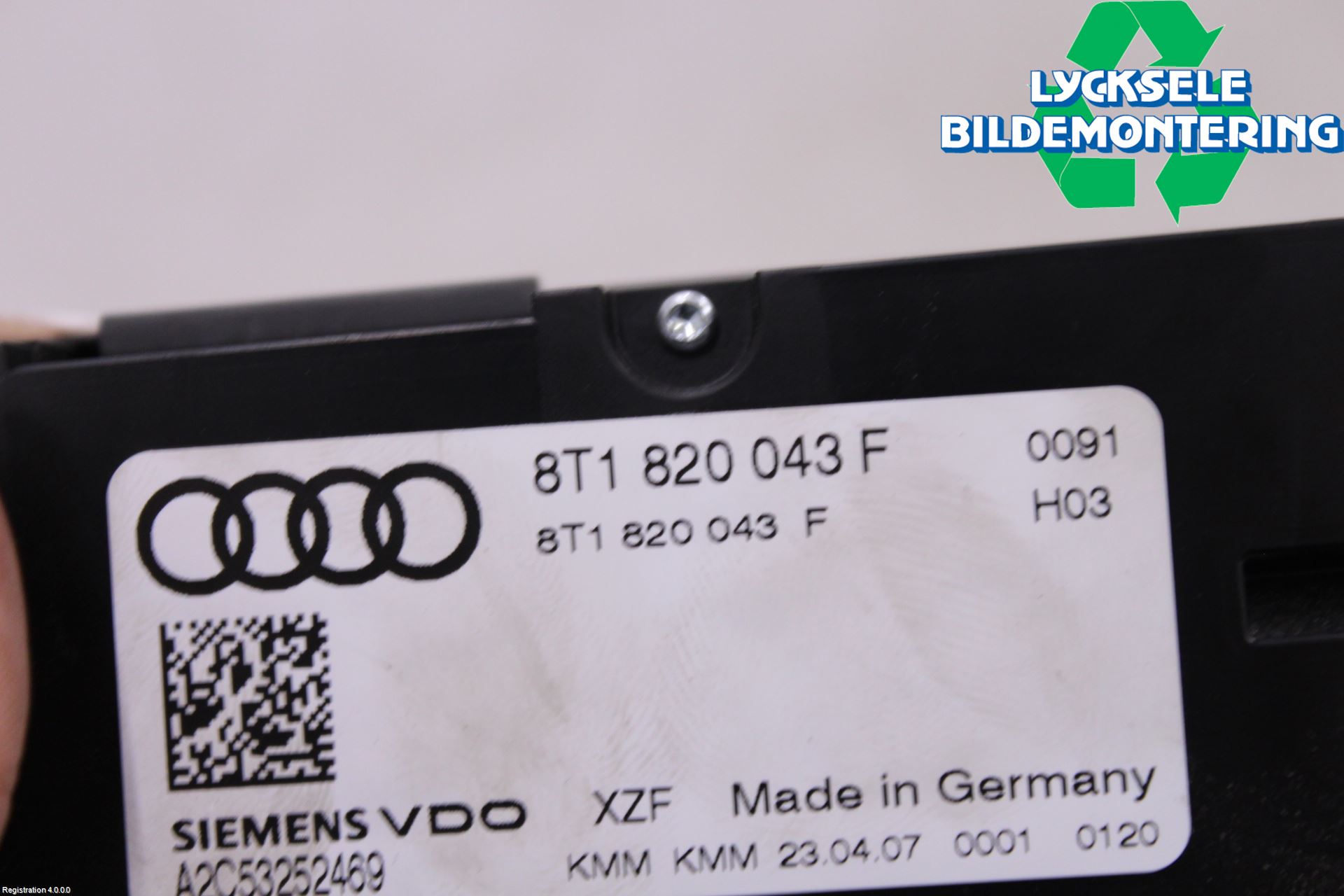 Audi A5 07-16 Ac Styrenhet Ac Manöveren