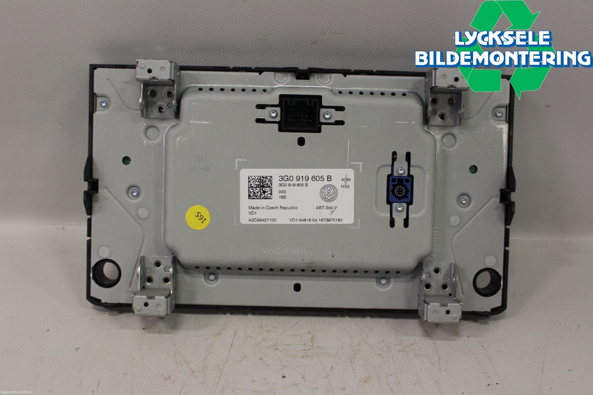 Volkswagen VW GOLF / E-GOLF VII 13-20 Cd Radio - Multimediapanel