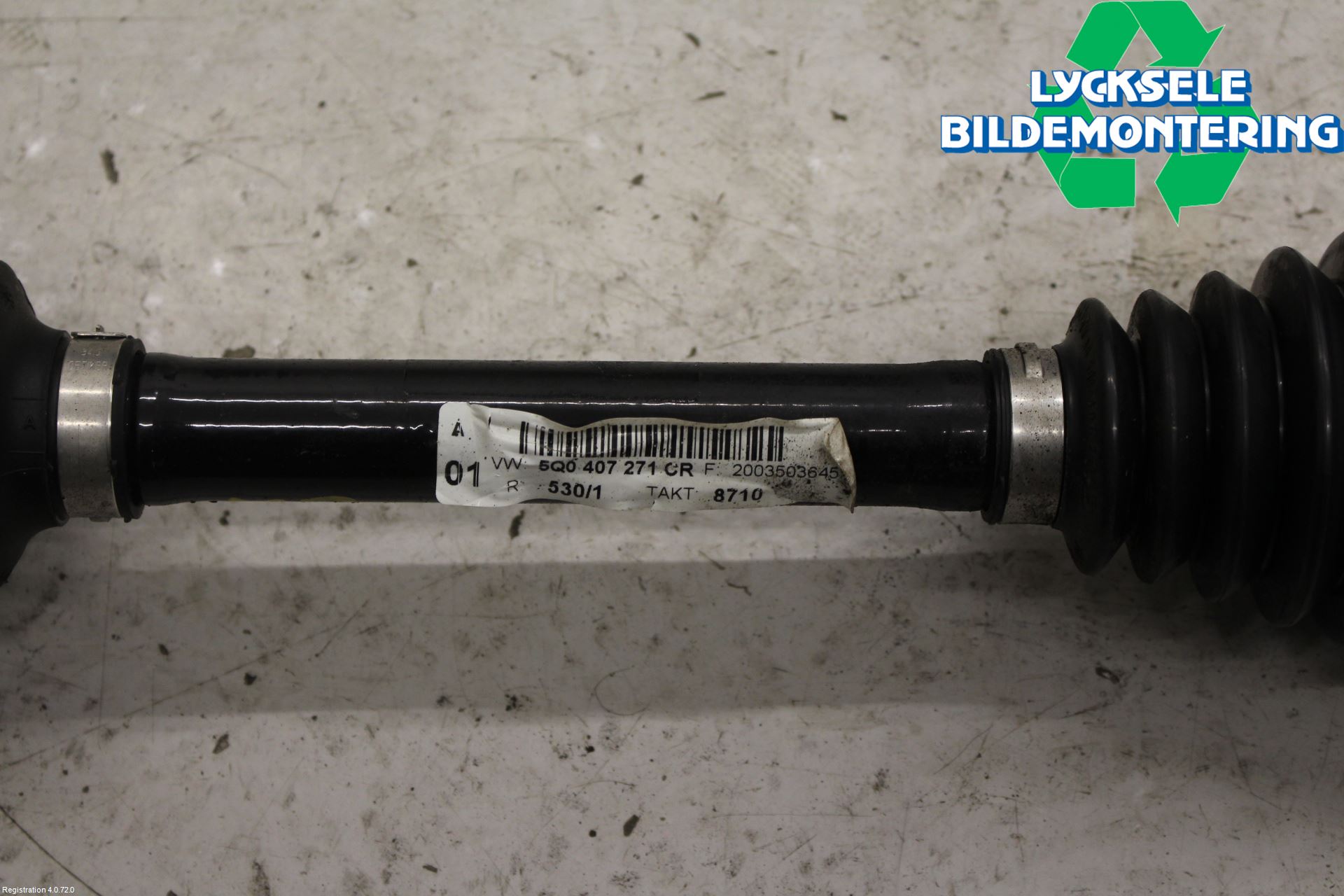 Volkswagen VW GOLF / E-GOLF VII 13-20 Drivaxel Fram Vänster