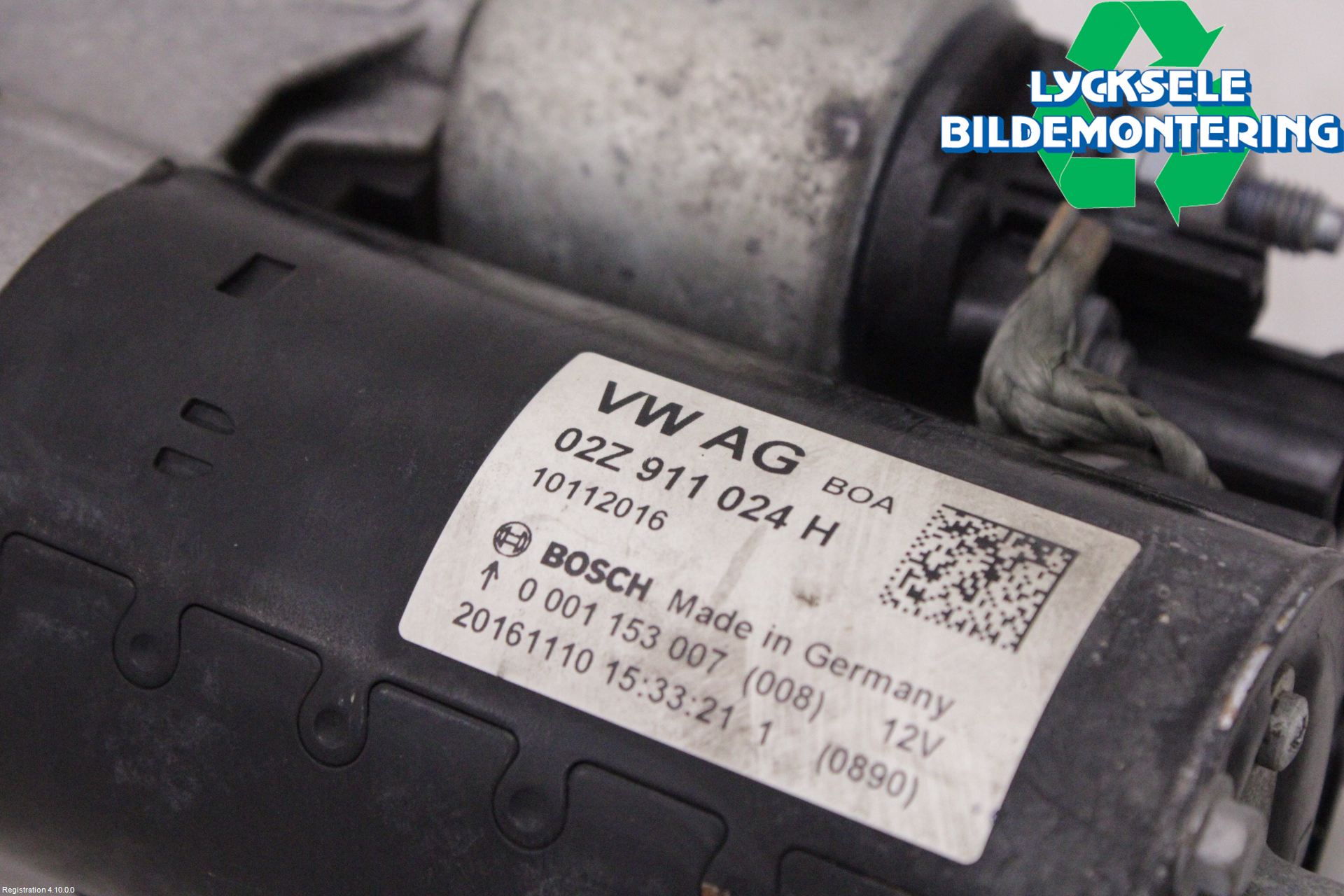 Volkswagen VW CADDY 16-20 Startmotor Diesel