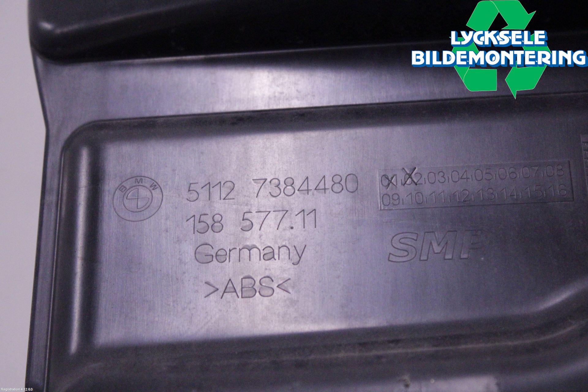 BMW 3 F30/F31/F80 12-19 Stötfångarfäste Bak Hö
