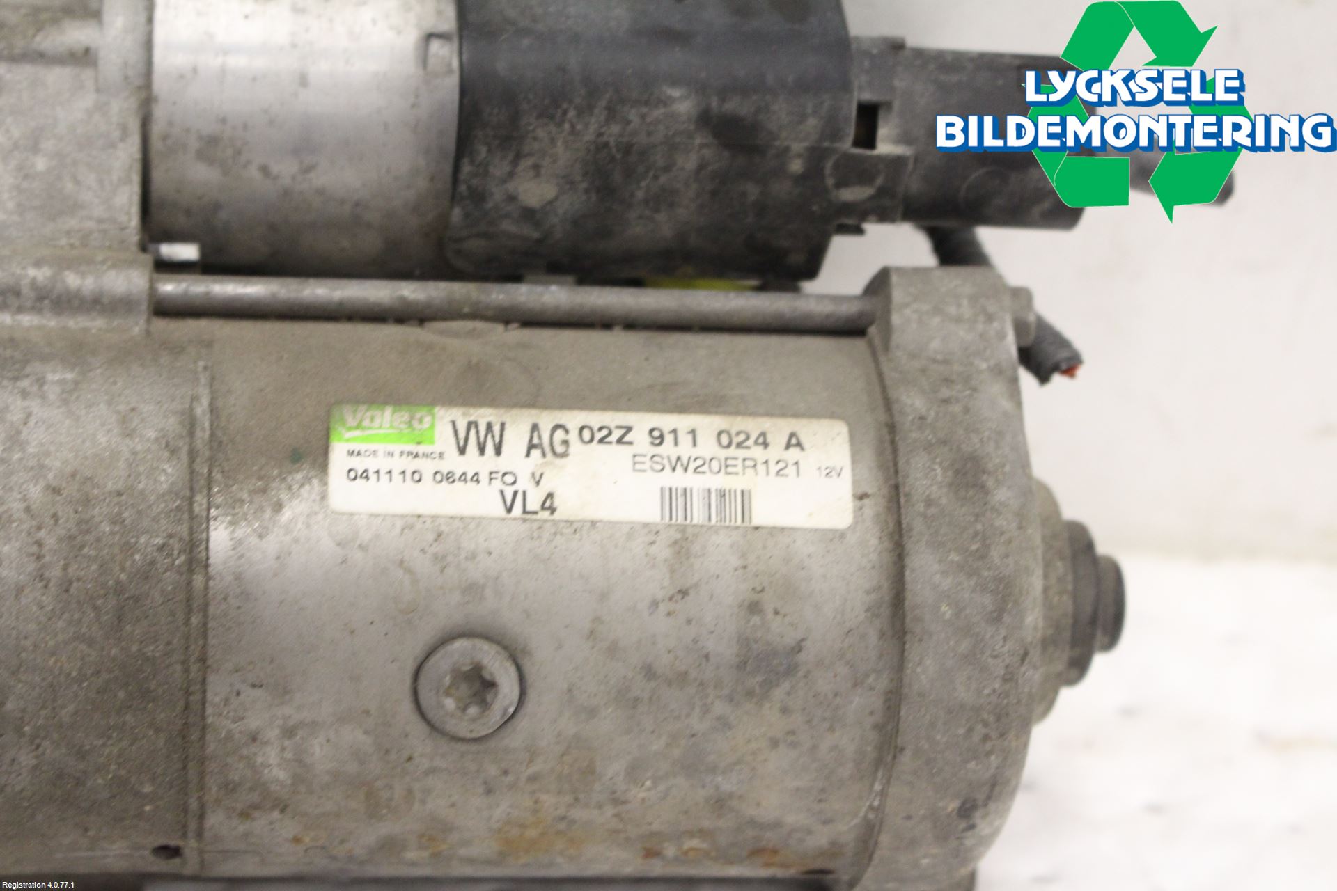 Volkswagen VW GOLF VI 09-13 Startmotor Diesel