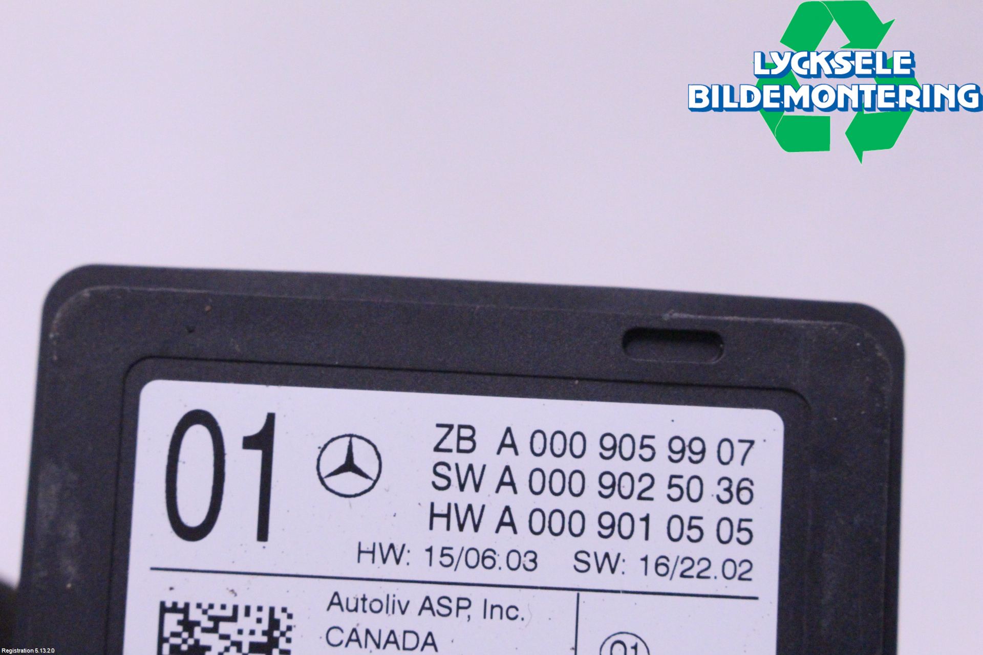 Mercedes-Benz MB E-KLASS (W213) 16-23 Sensor Aktivt Kollisionsskydd