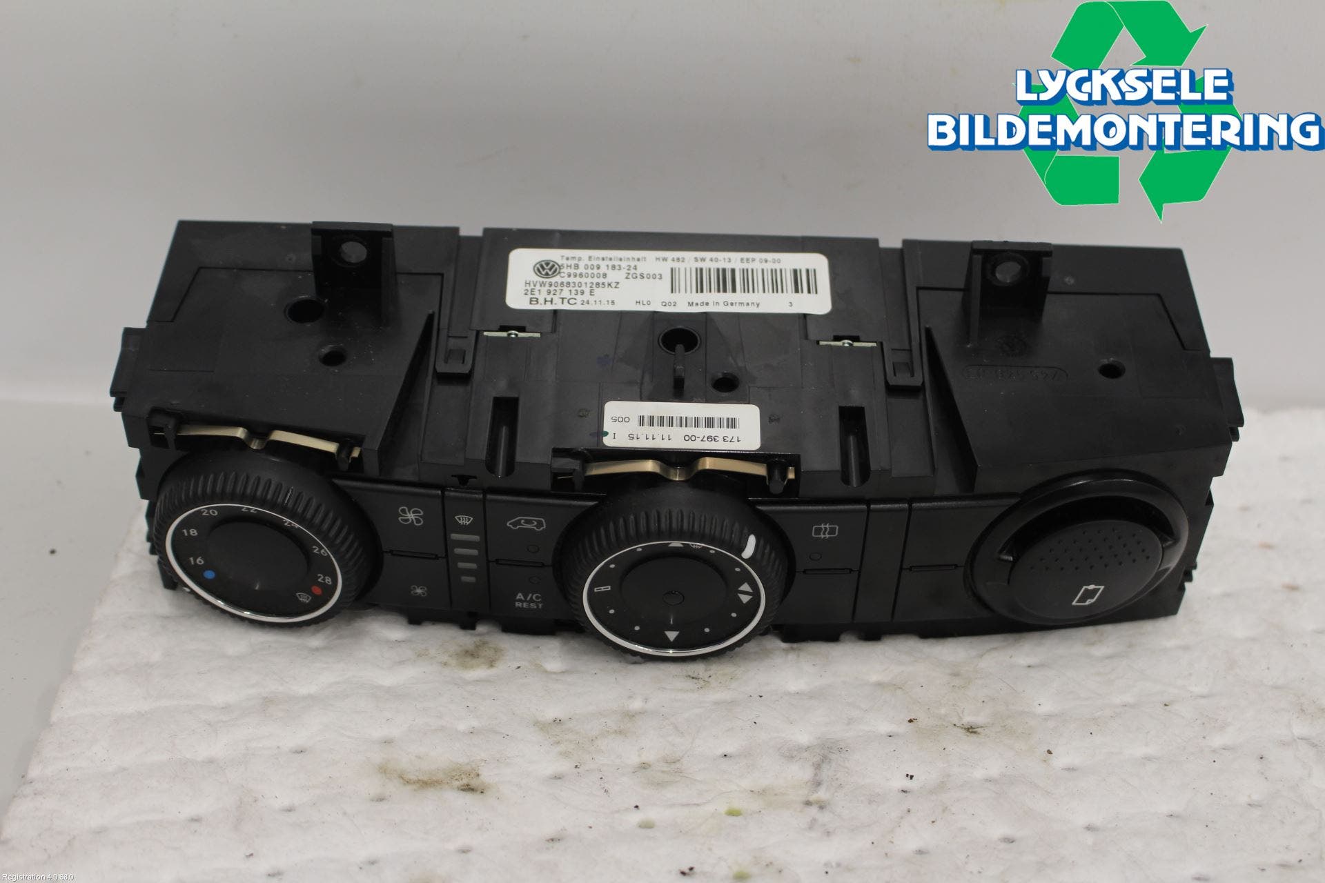 Volkswagen VW CRAFTER 06-16 Ac Styrenhet Ac Manöveren