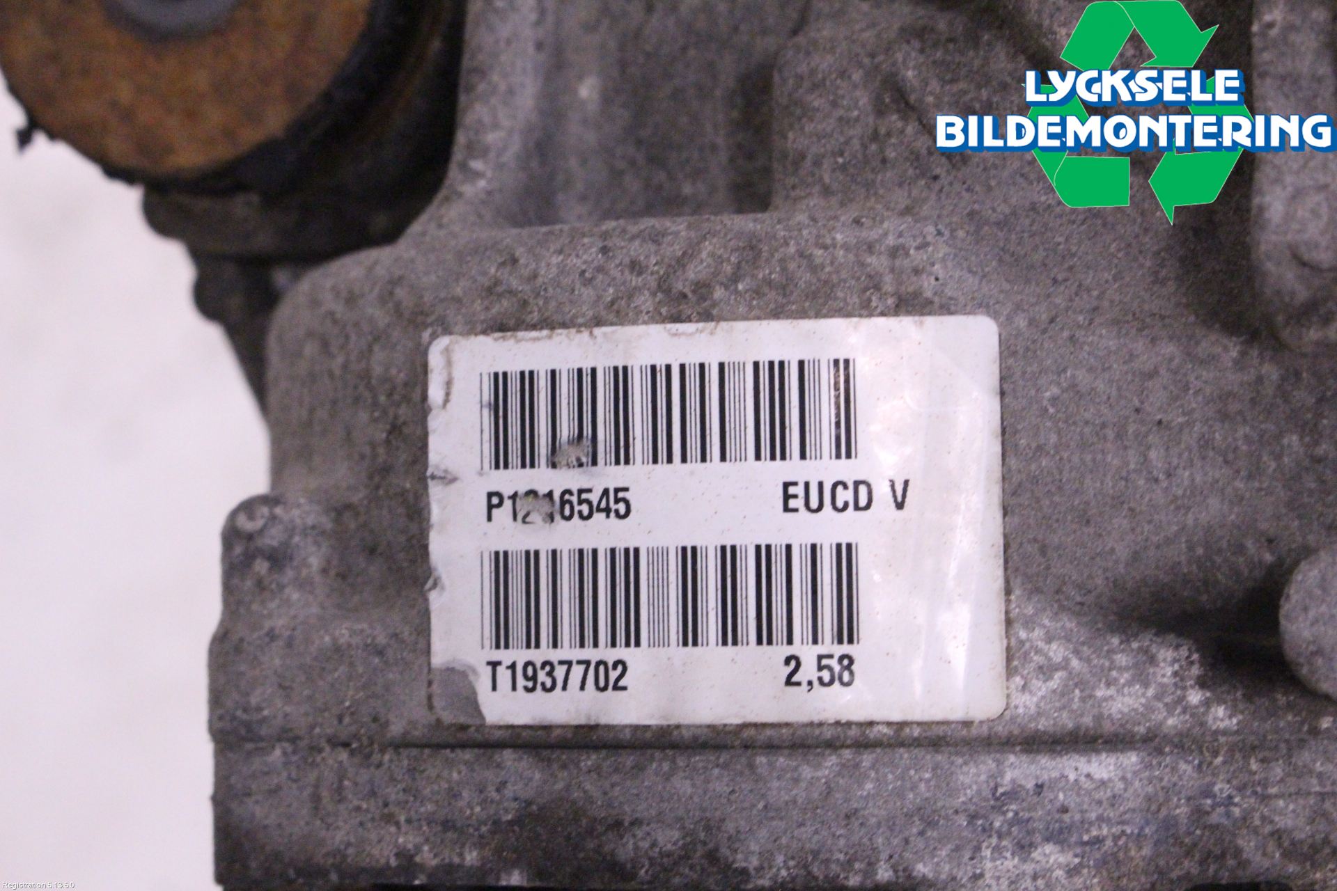Volvo XC70 14-16 Bakväxel-Diff