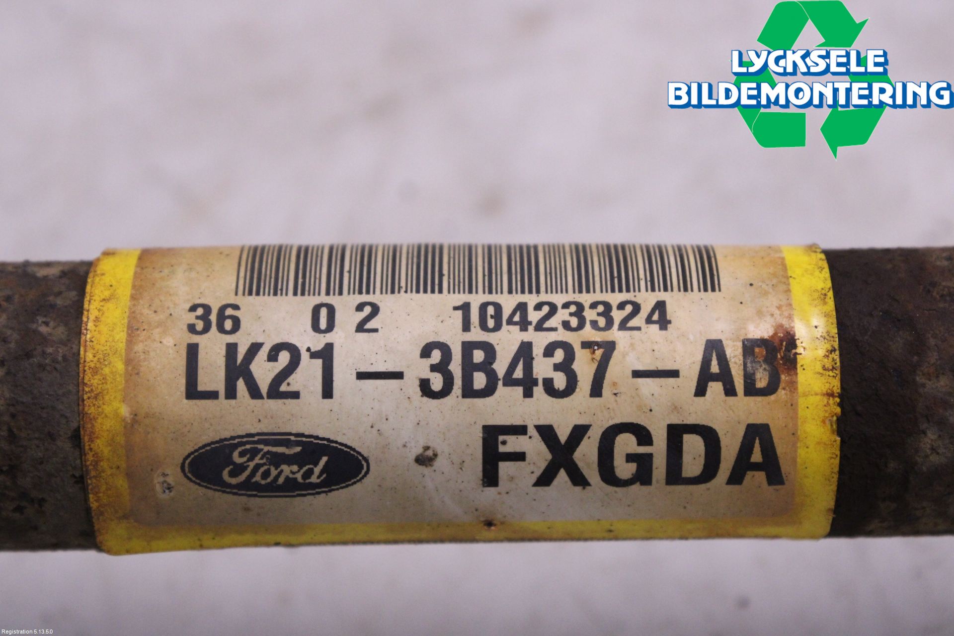 Ford TRANSIT/TOURNEO CUSTOM 13-24 Drivaxel Fram Vänster