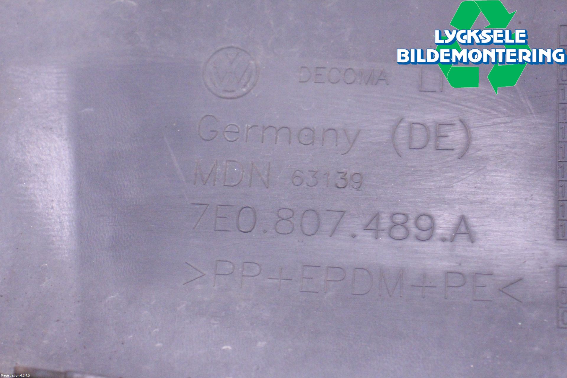 Volkswagen VW TRANSP/CARAVELLE (T5) 04-15 Dimljussarg Fram