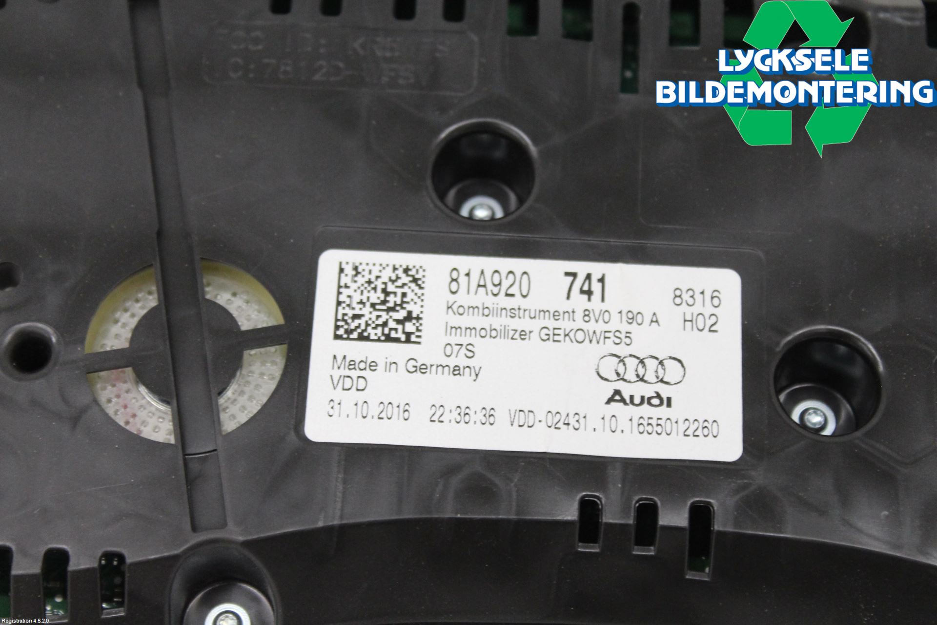 Audi Q2/SQ2 17- Instrument Komb