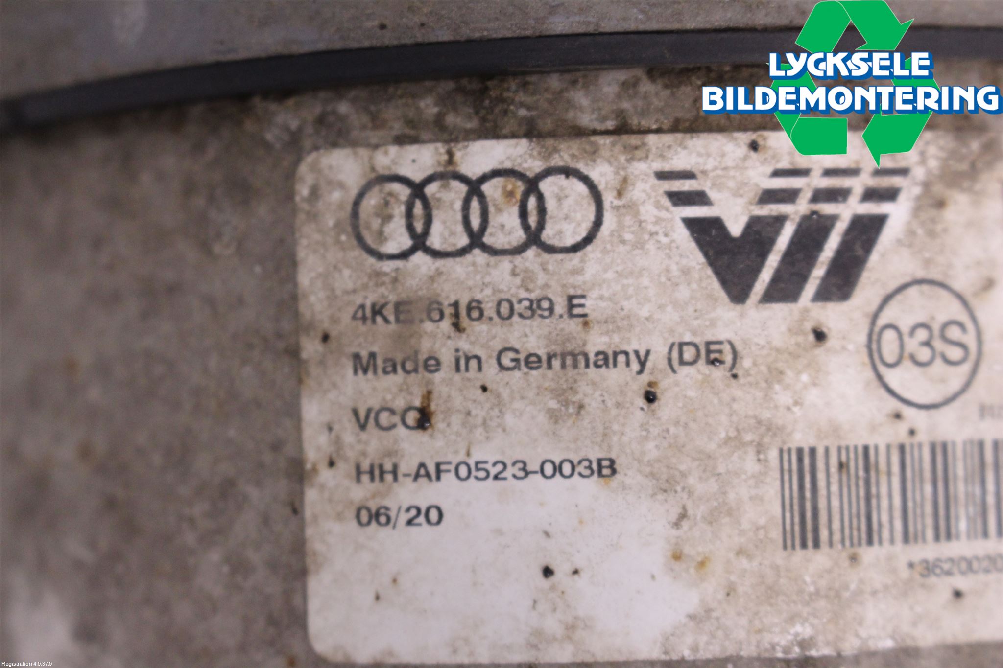 Audi E-TRON, S GE 19- Fjäderben Fram Höger