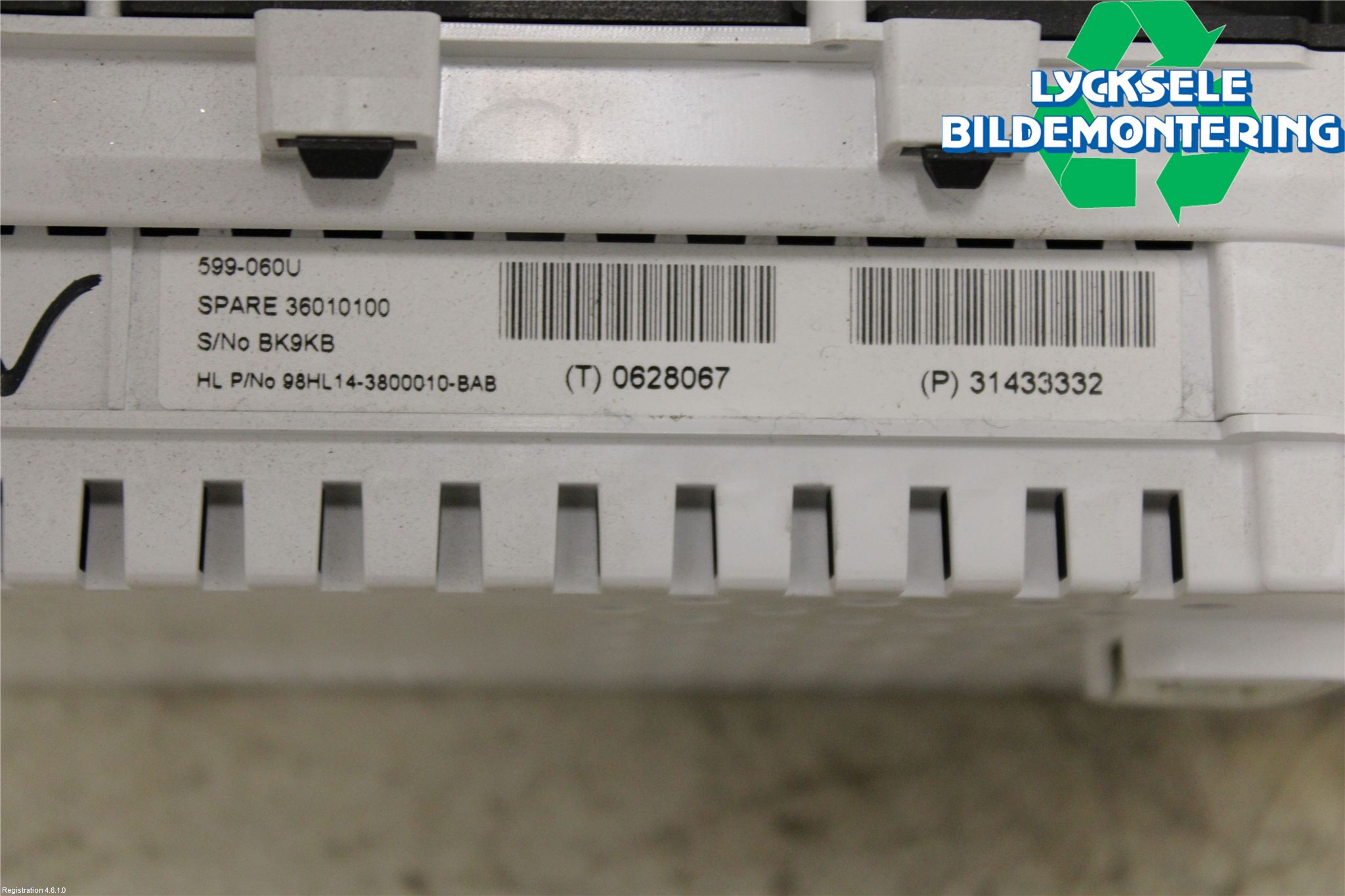 Volvo V70 14-16 Instrument Komb