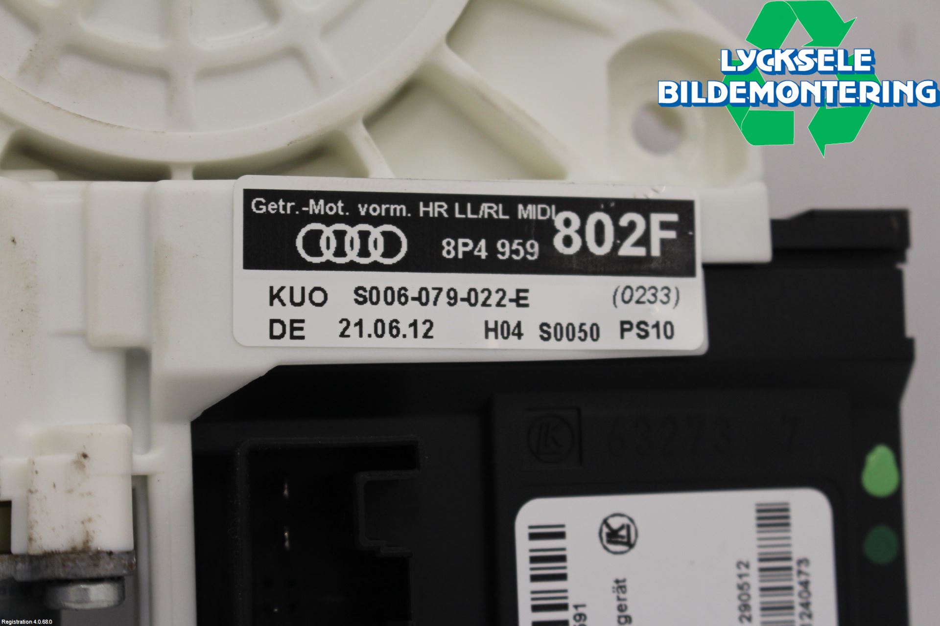 Audi A3/S3 05-13 Fönsterhissmotor