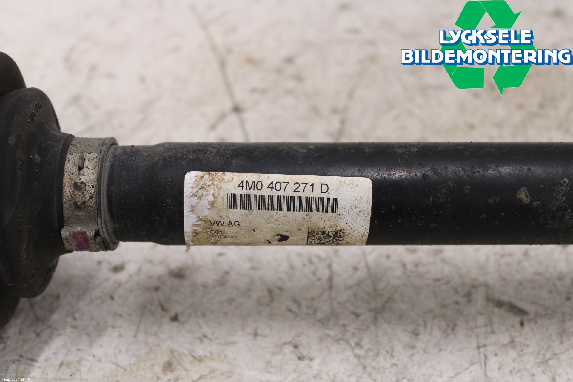 Audi Q8/SQ8 4M 19- Drivaxel Fram Höger