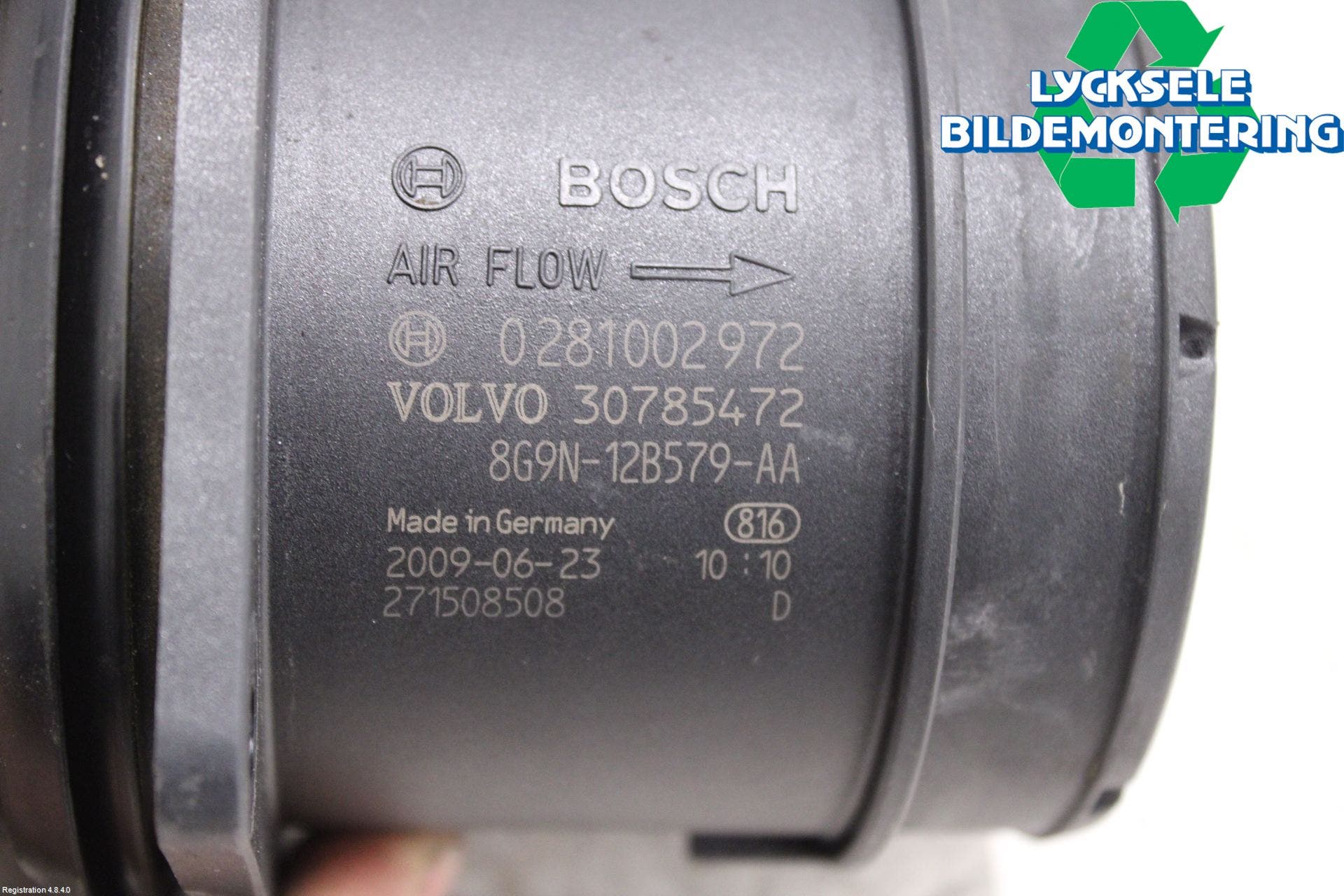 Volvo V70 08-13 Injluftmassamätare