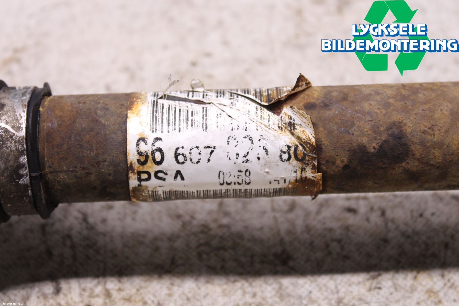 Peugeot PARTNER 08-15 Drivaxel Fram Höger