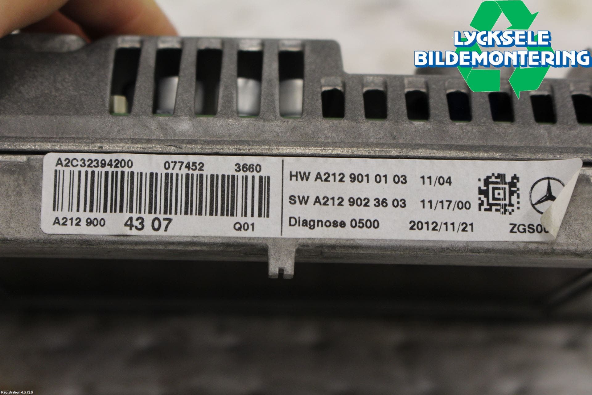 Mercedes-Benz MB GLK-KLASS (X204) 08-16 Bildskärm