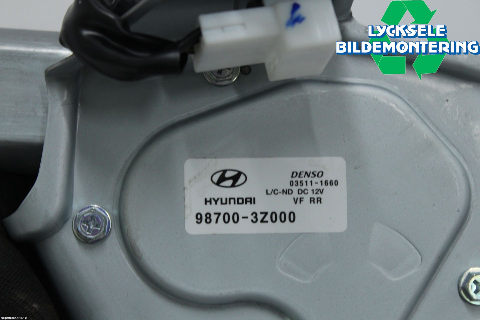 Hyundai i40 16-18 Torkarmotor Baklucka