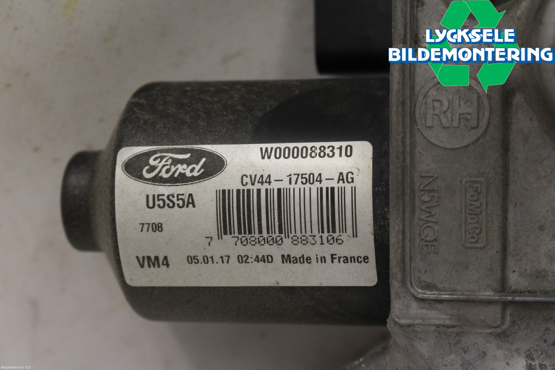 Ford KUGA 13-16 Torkarmotor Vindruta