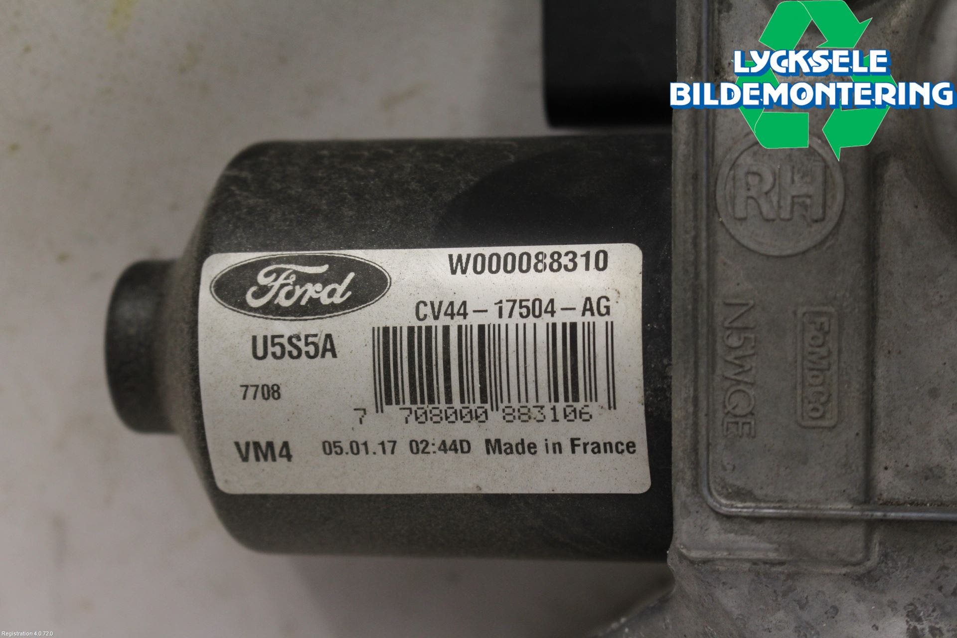 Ford KUGA 13-16 Torkarmotor Vindruta