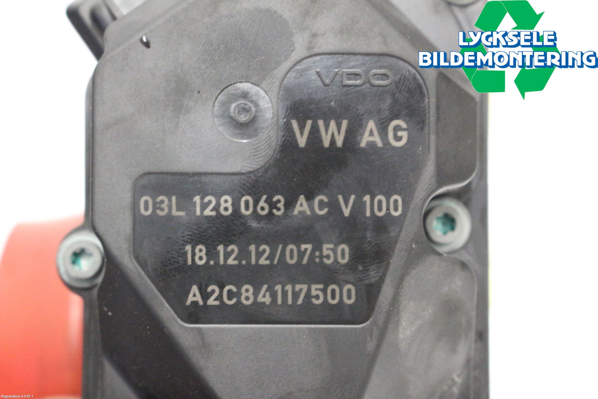 Audi A4 12-15 Injspjällhus