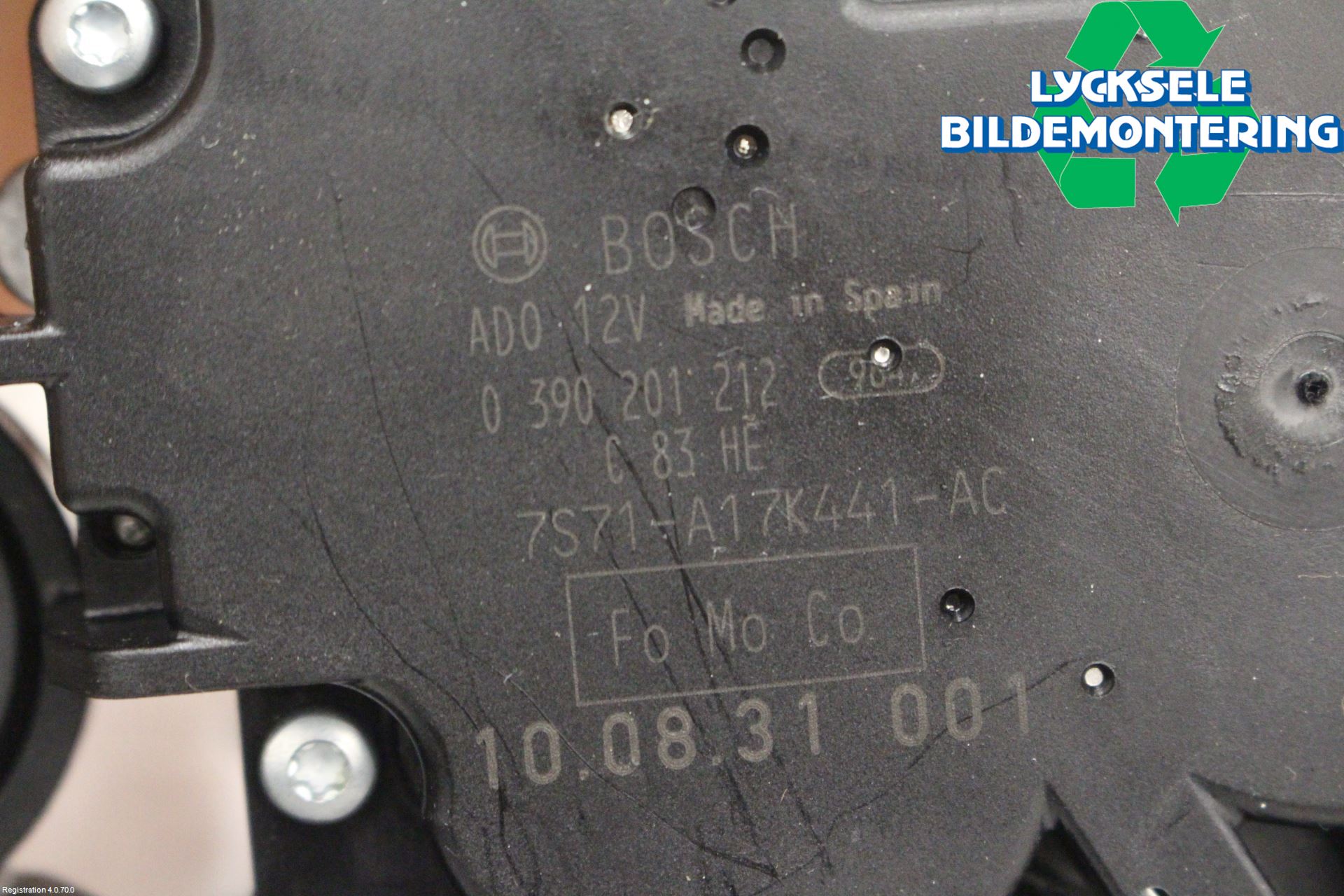 Ford MONDEO 07-15 Torkarmotor Baklucka