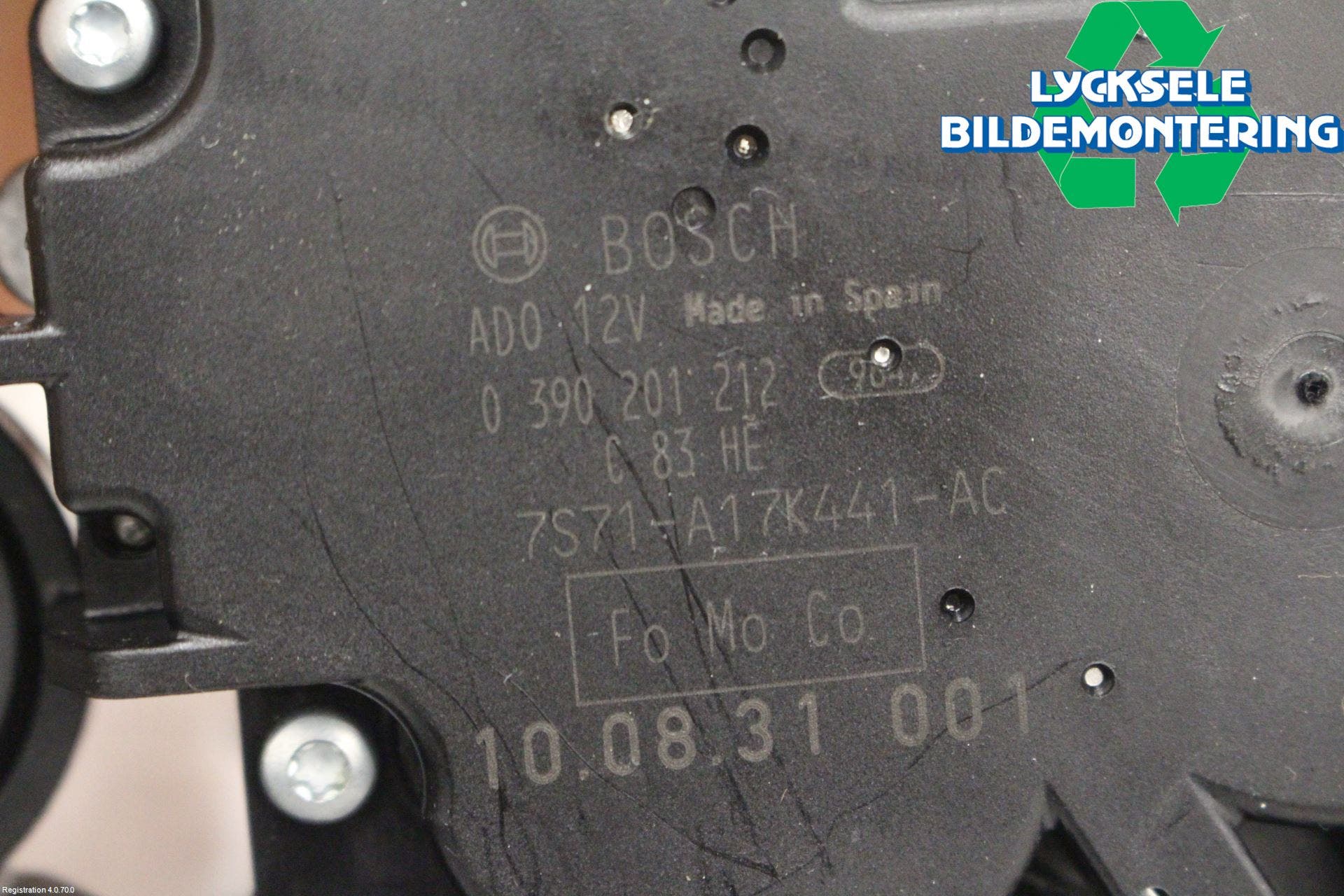 Ford MONDEO 07-15 Torkarmotor Baklucka