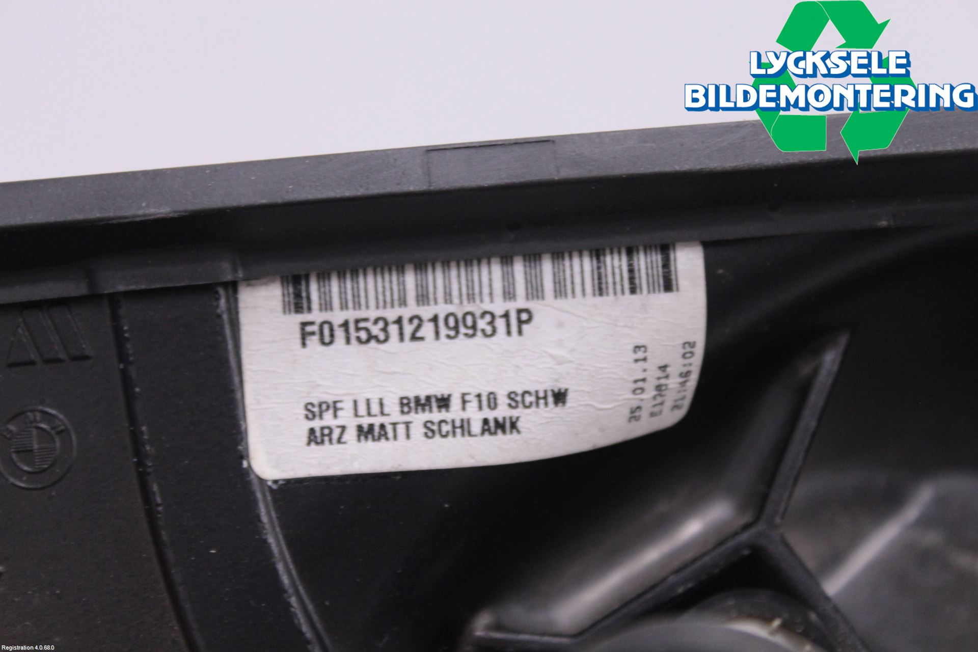BMW 5 F10/F11/F18 09-17 Spegel Yttre El Vä