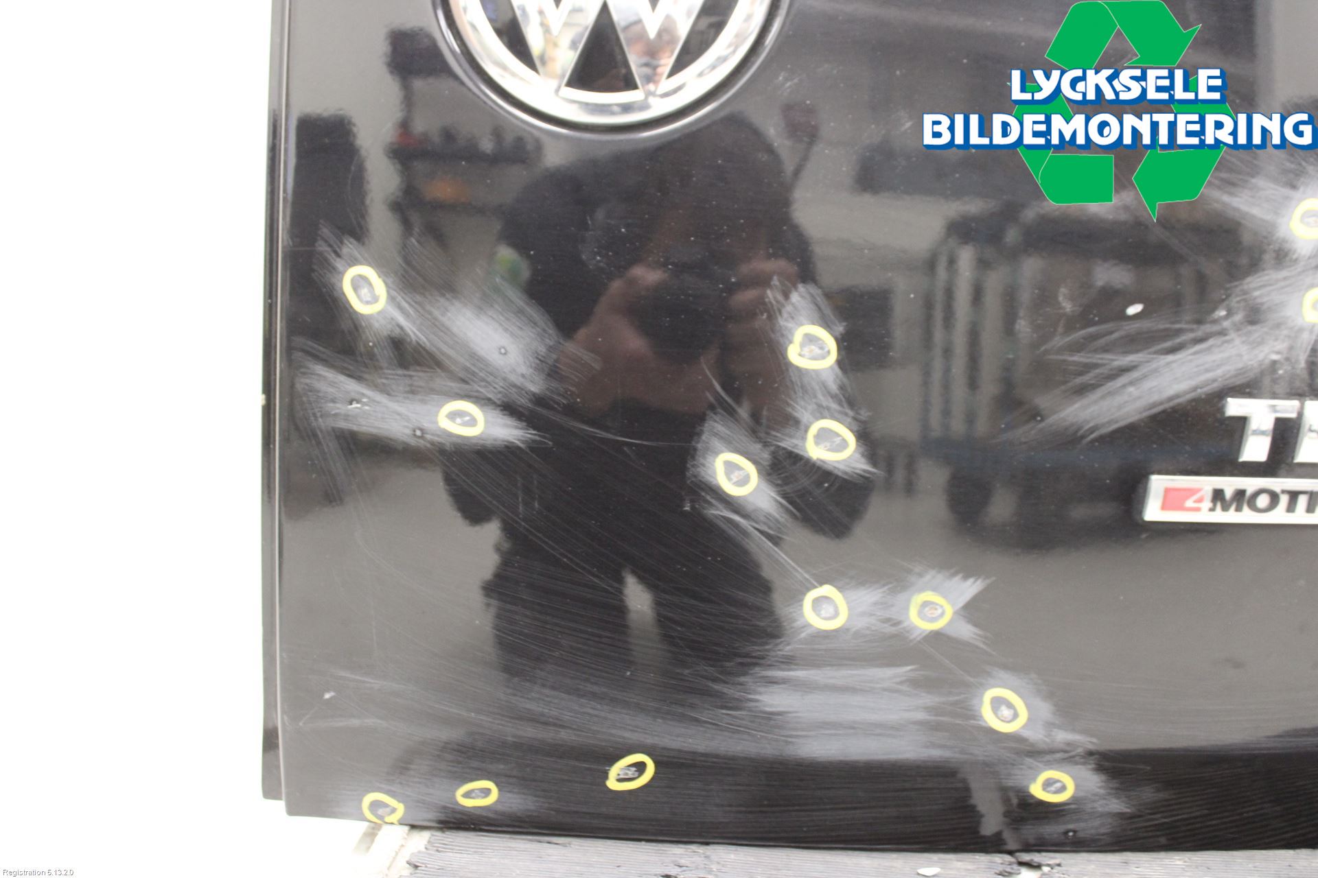 Volkswagen VW CADDY 16-20 Dörr Bak Van-Skåp Höger