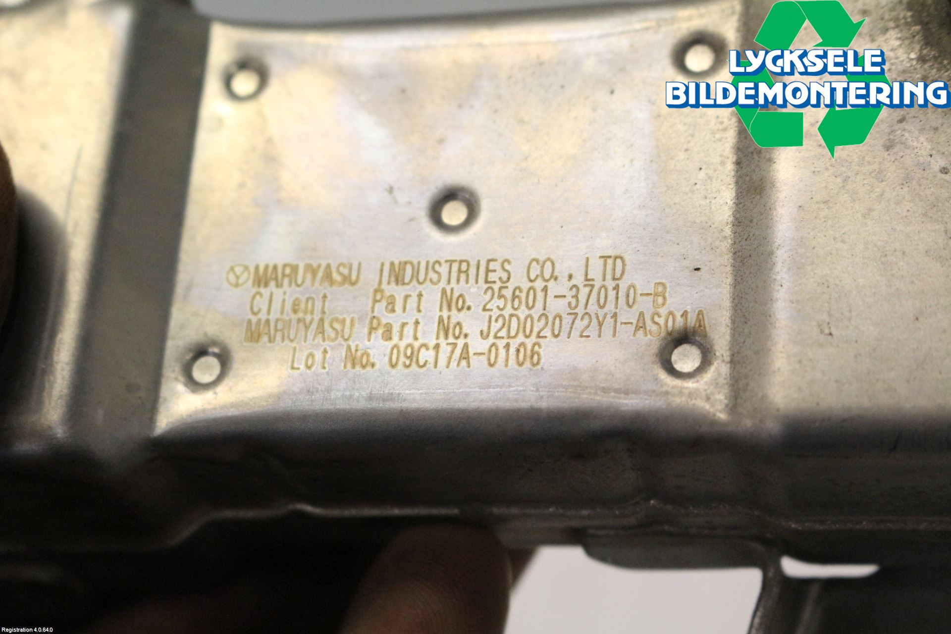 Toyota AURIS 13-19 Avgaskylare