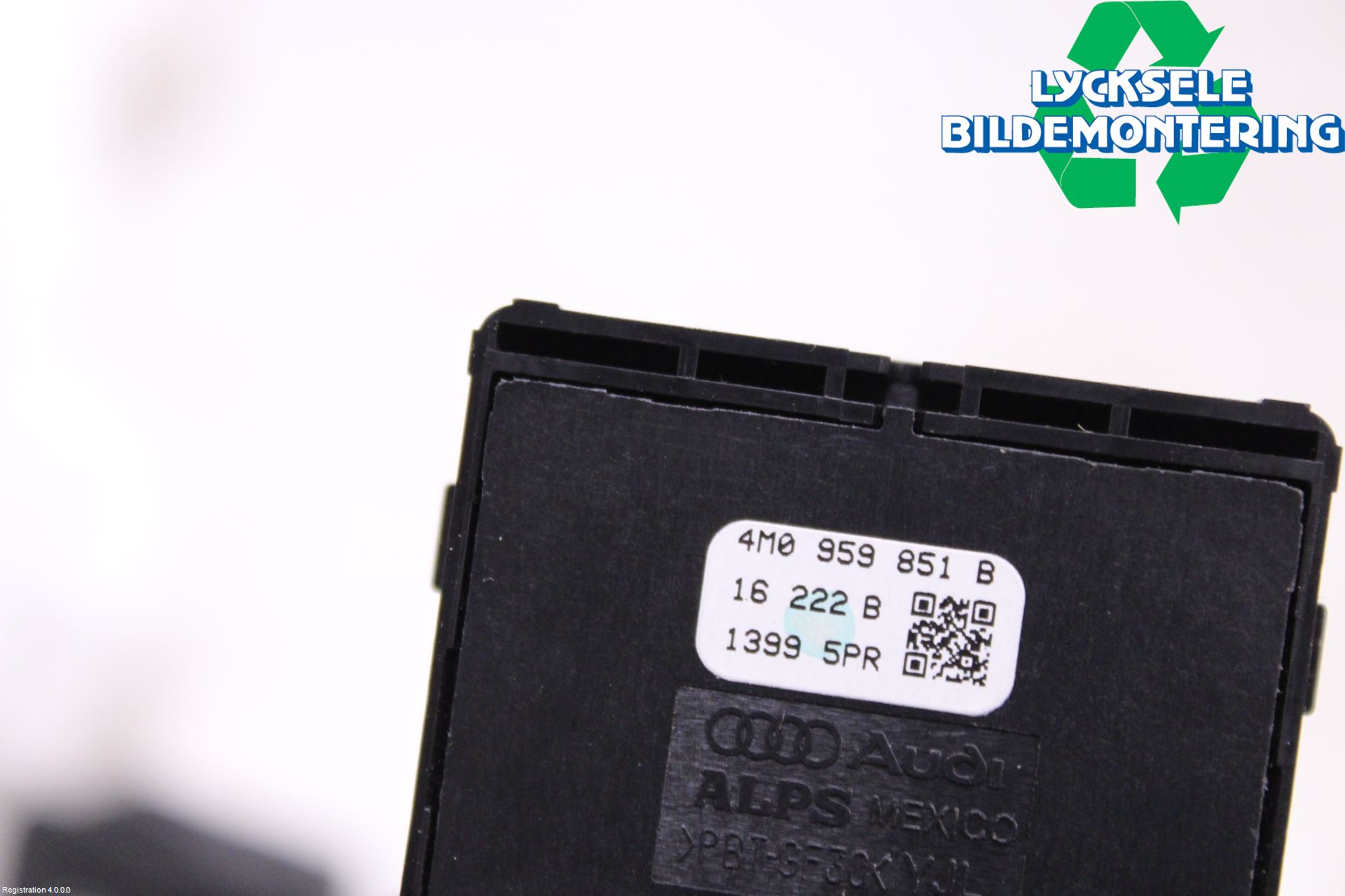 Audi A4/S4 B9 16-19 Strömställare Elhiss