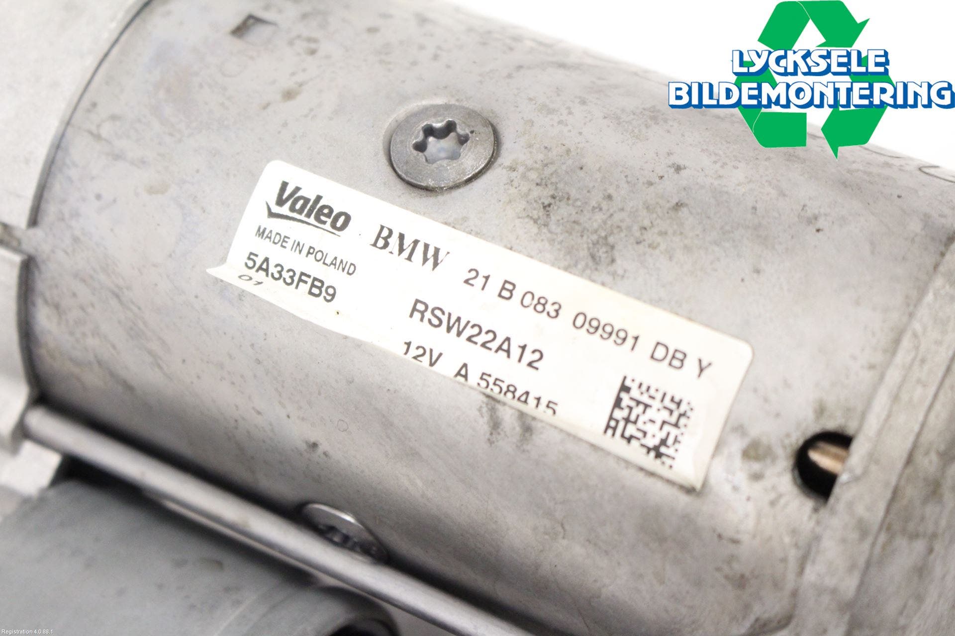 BMW 3 G20/G21/G80/G81 19- Startmotor Diesel