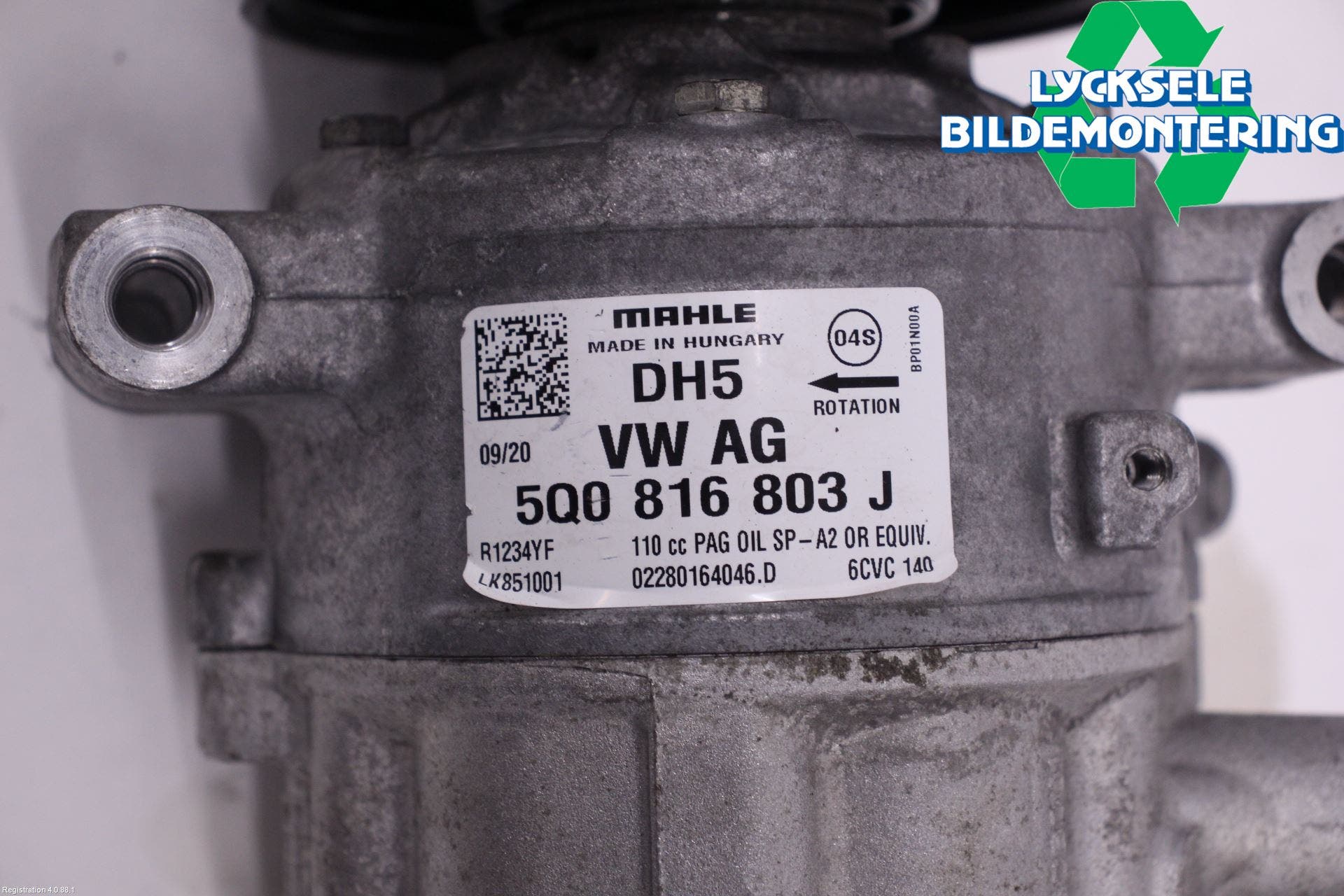 Volkswagen VW TIGUAN 16-24 Ac Kompressor