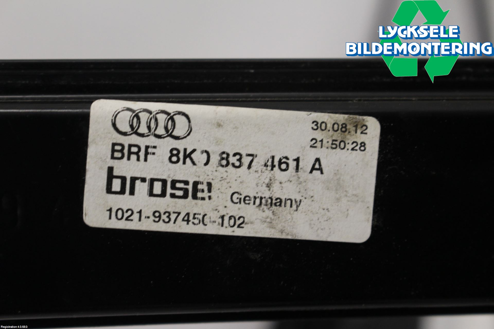 Audi A4 12-15 Fönsterhissmekanism