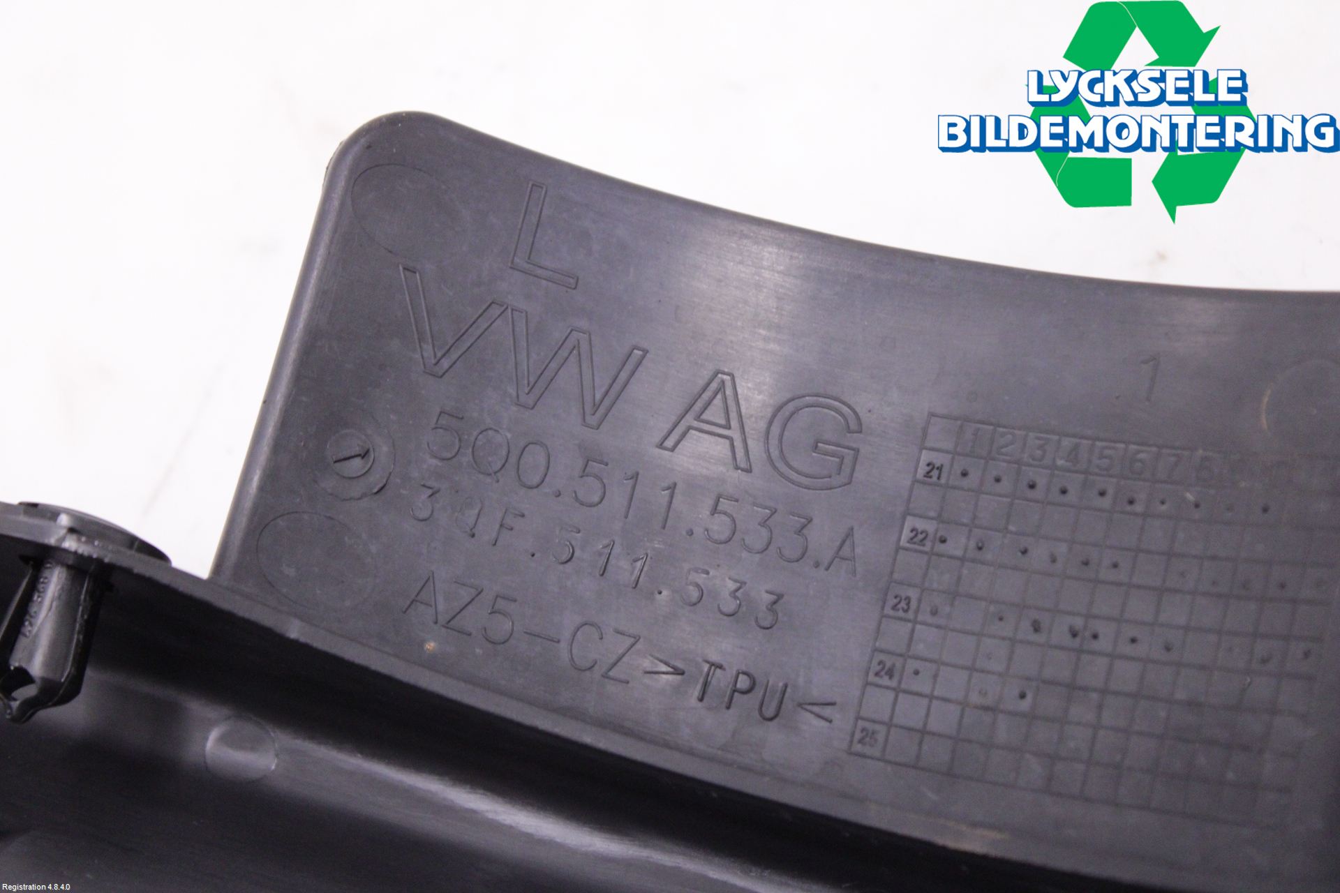 Volkswagen VW TIGUAN 24- Stänkskydd