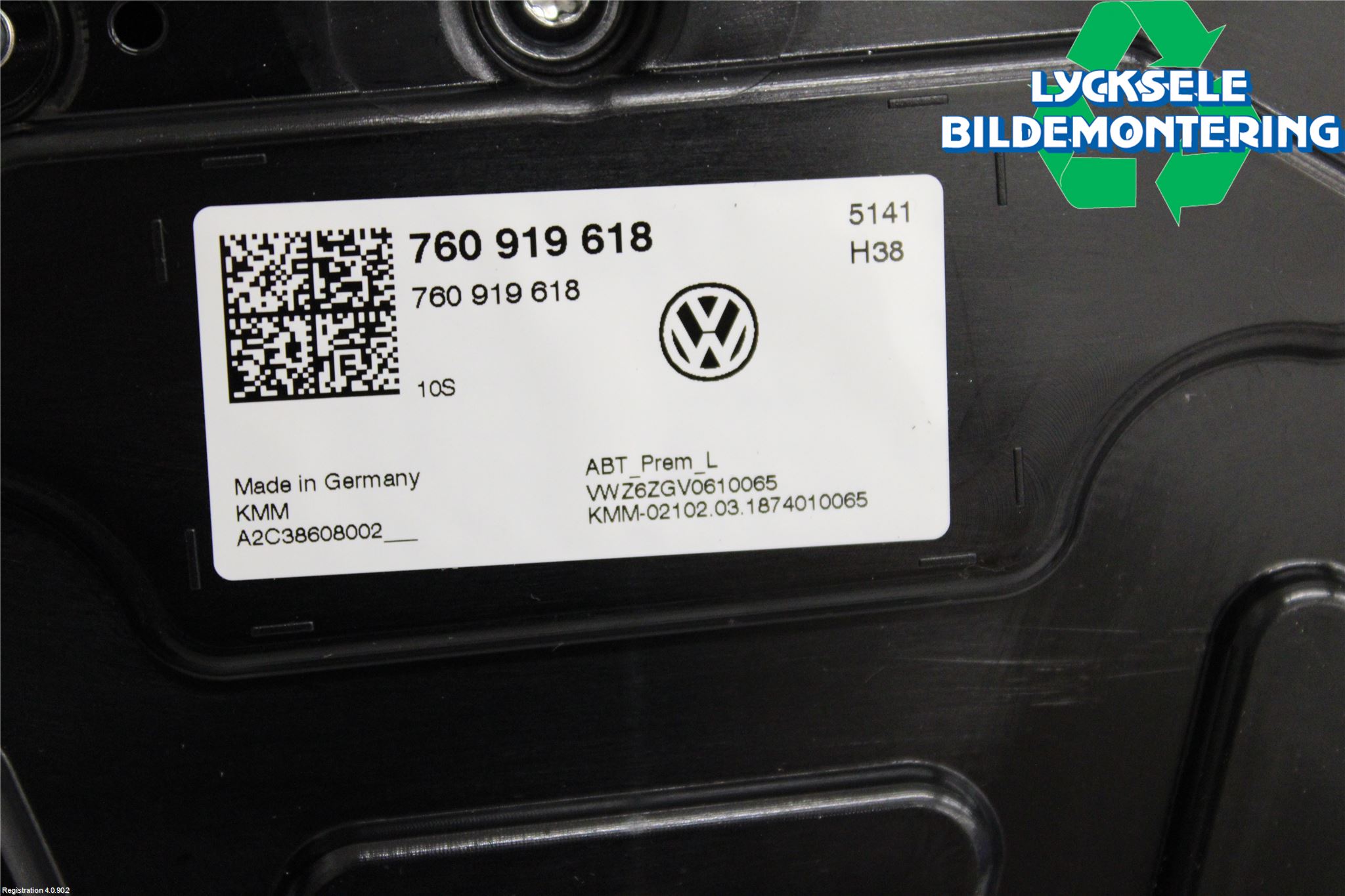 Volkswagen VW TOUAREG CR 18- Bildskärm