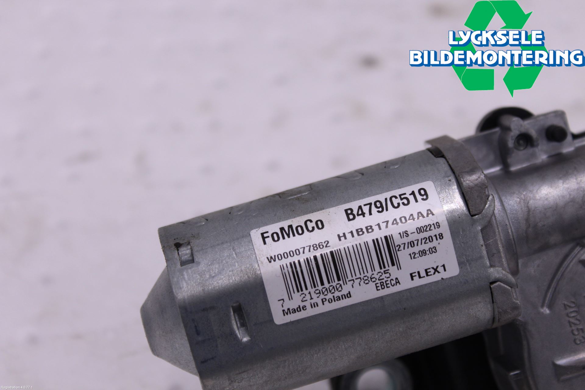 Ford FOCUS 19- Torkarmotor Baklucka