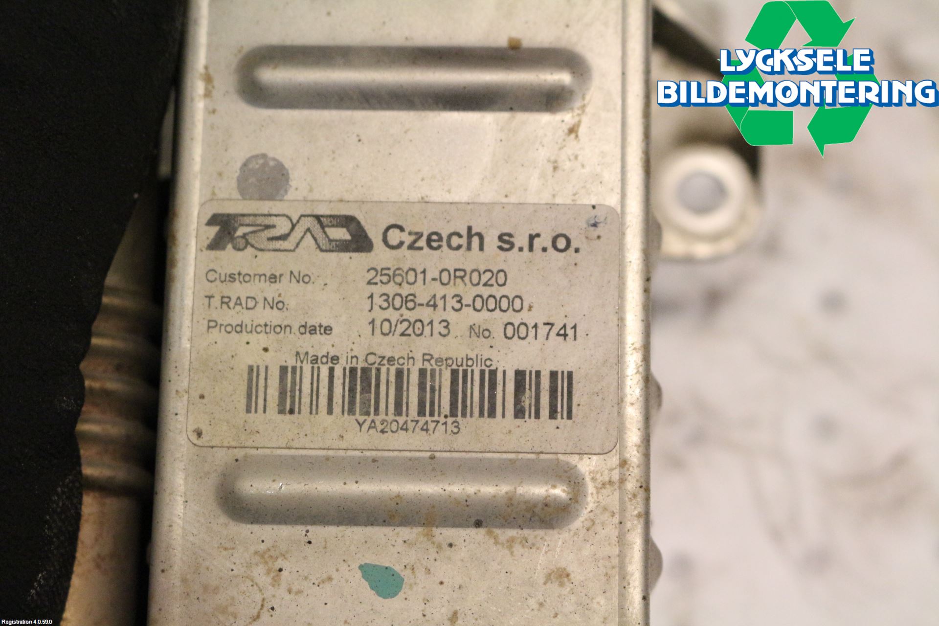 Toyota VERSO 09-18 Avgaskylare