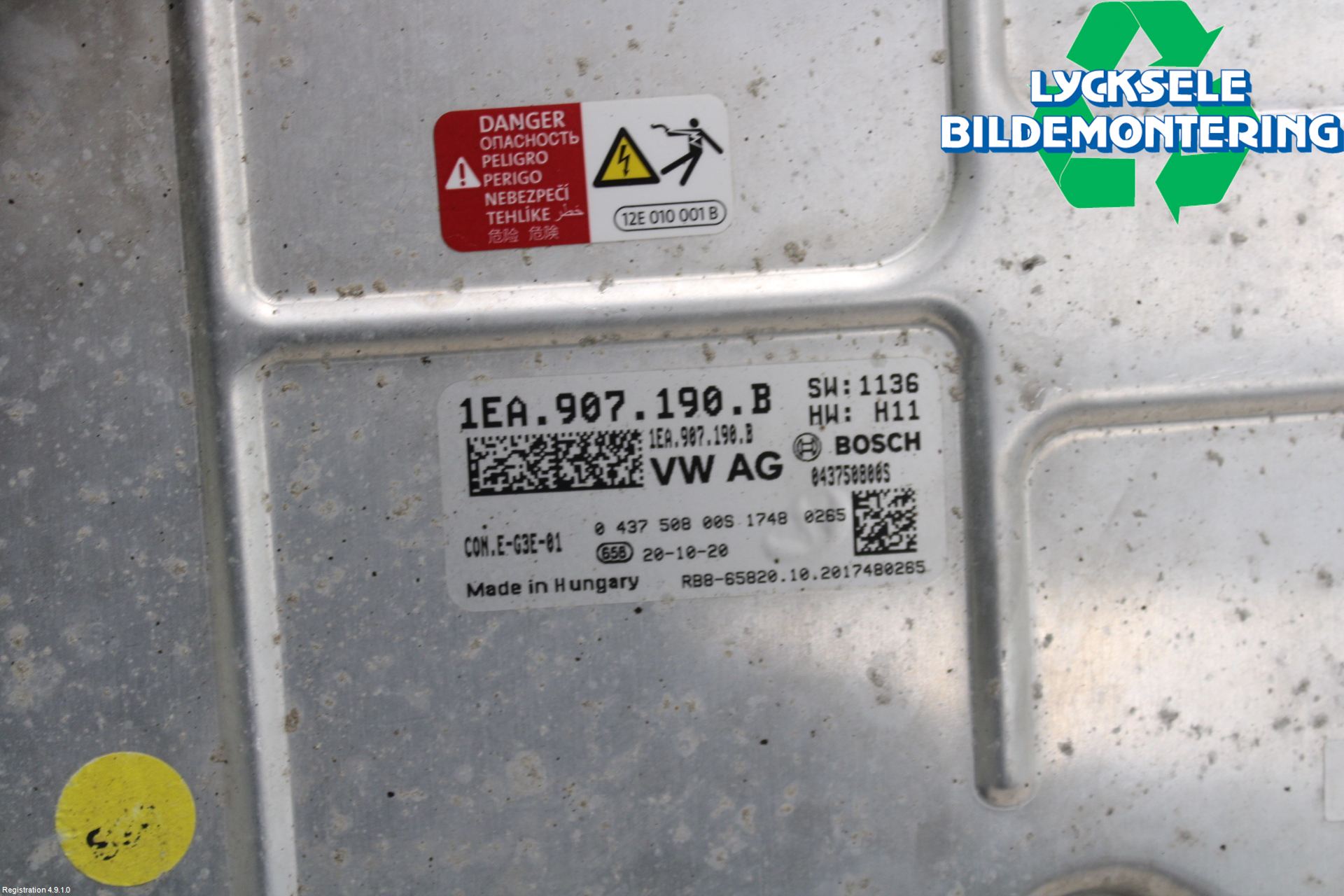 Volkswagen VW ID.3 21- Dc-Cd Omvandlare Hybrid