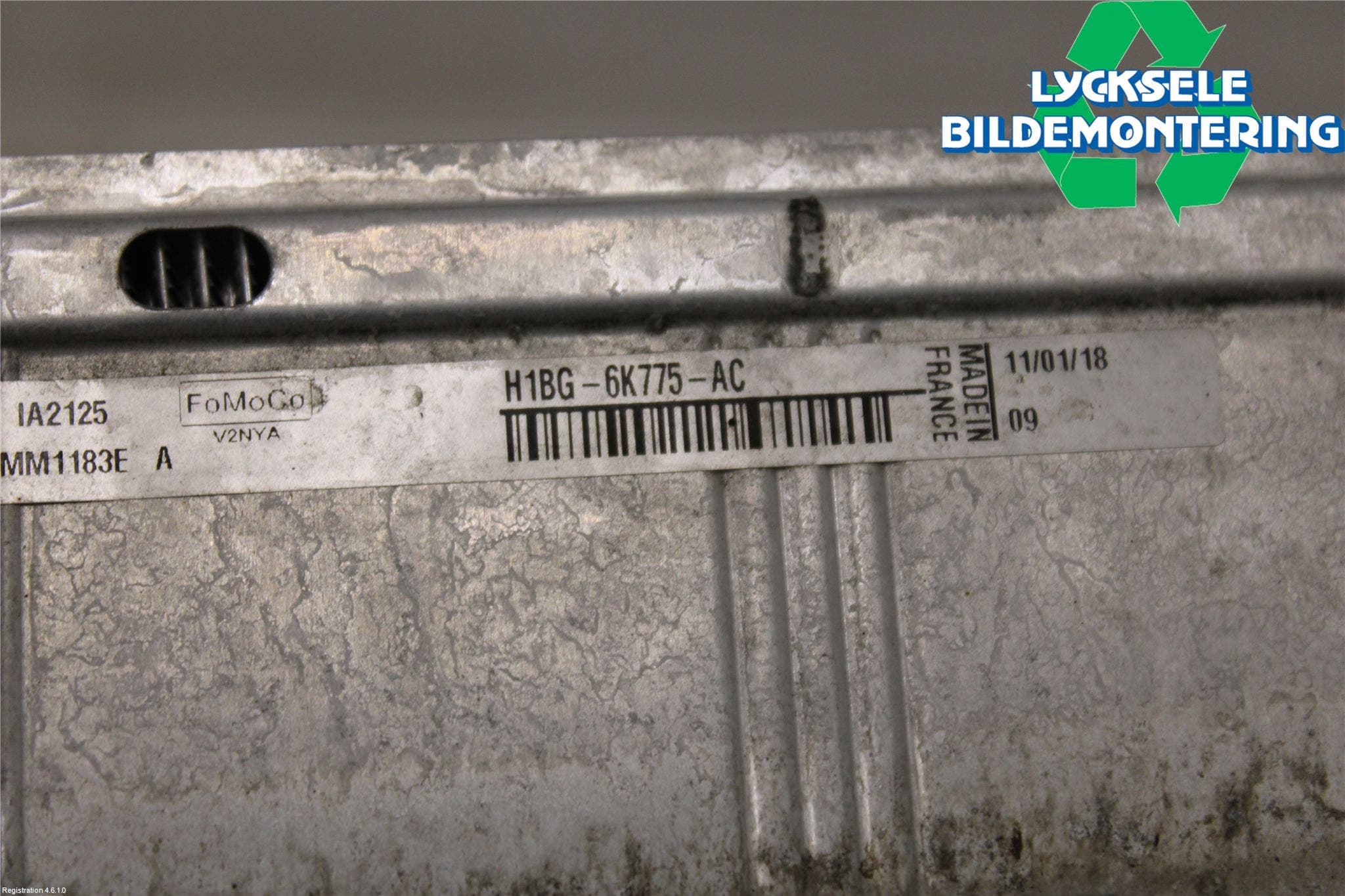 Ford FIESTA (VII) 18-23 Laddluft-Intercooler Kyl