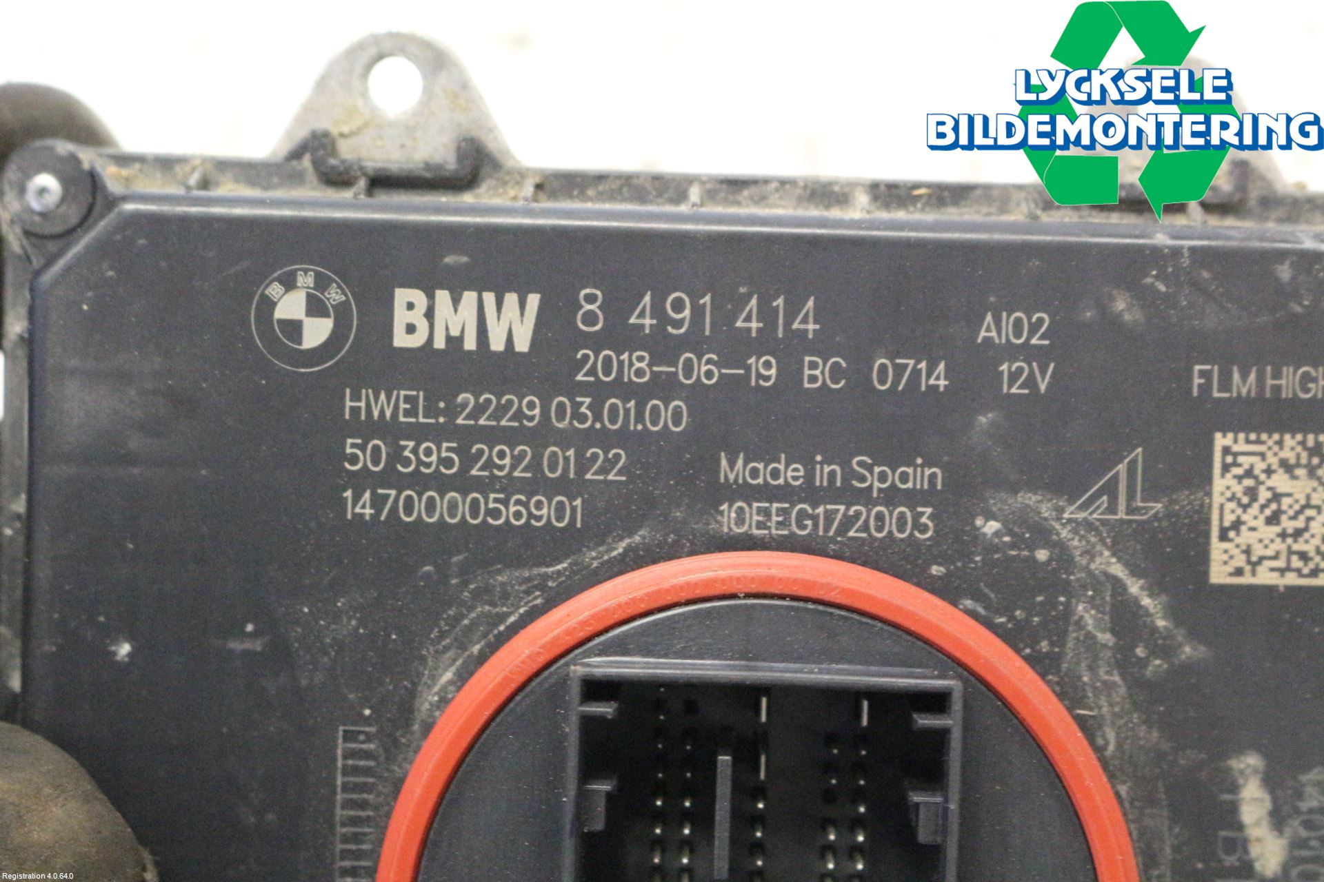 BMW 5 G30/G31/F90 17-23 Styrenhet Strålkastare