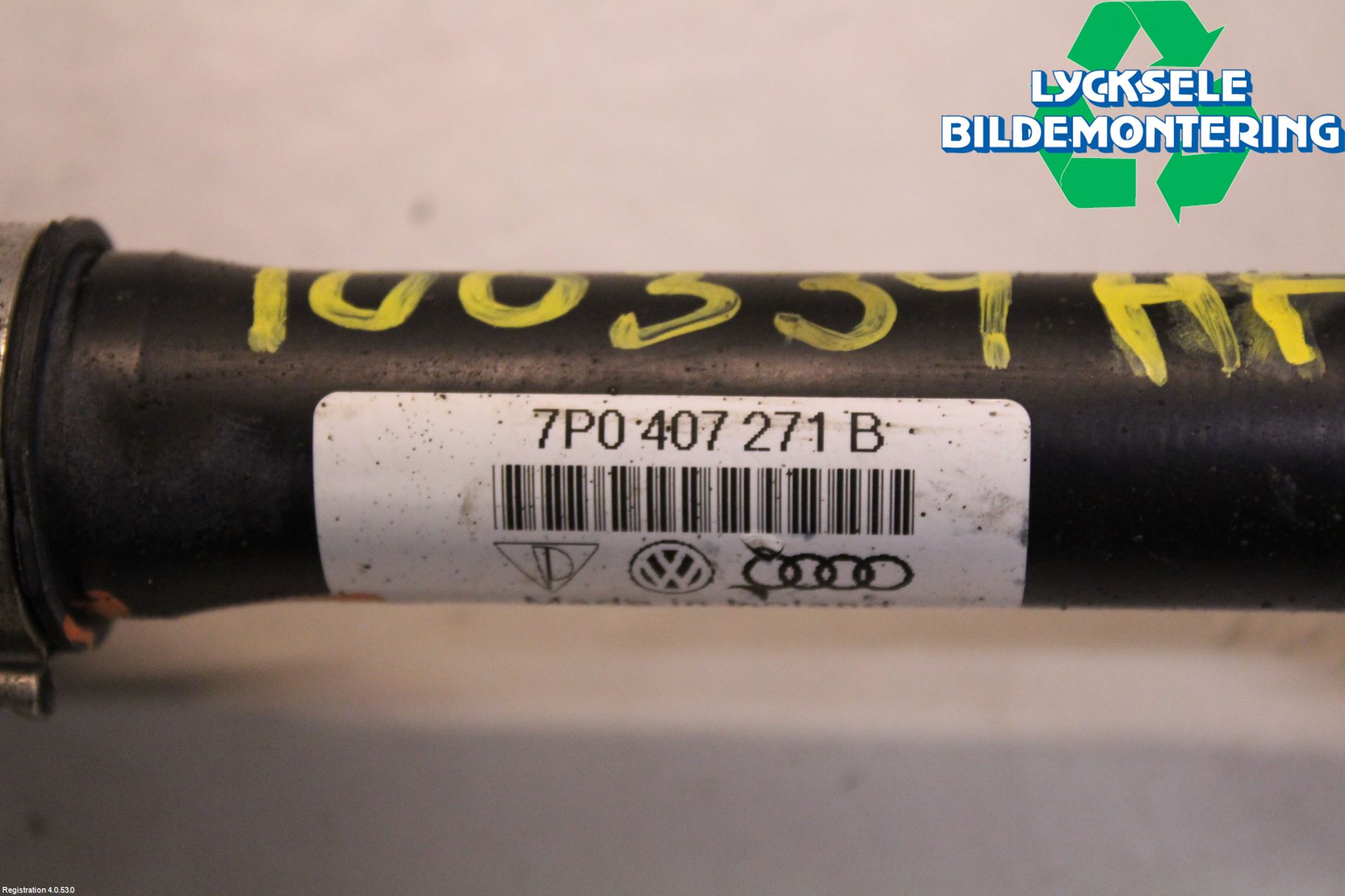 Volkswagen VW TOUAREG 7P 11-18 Drivaxel Fram Höger