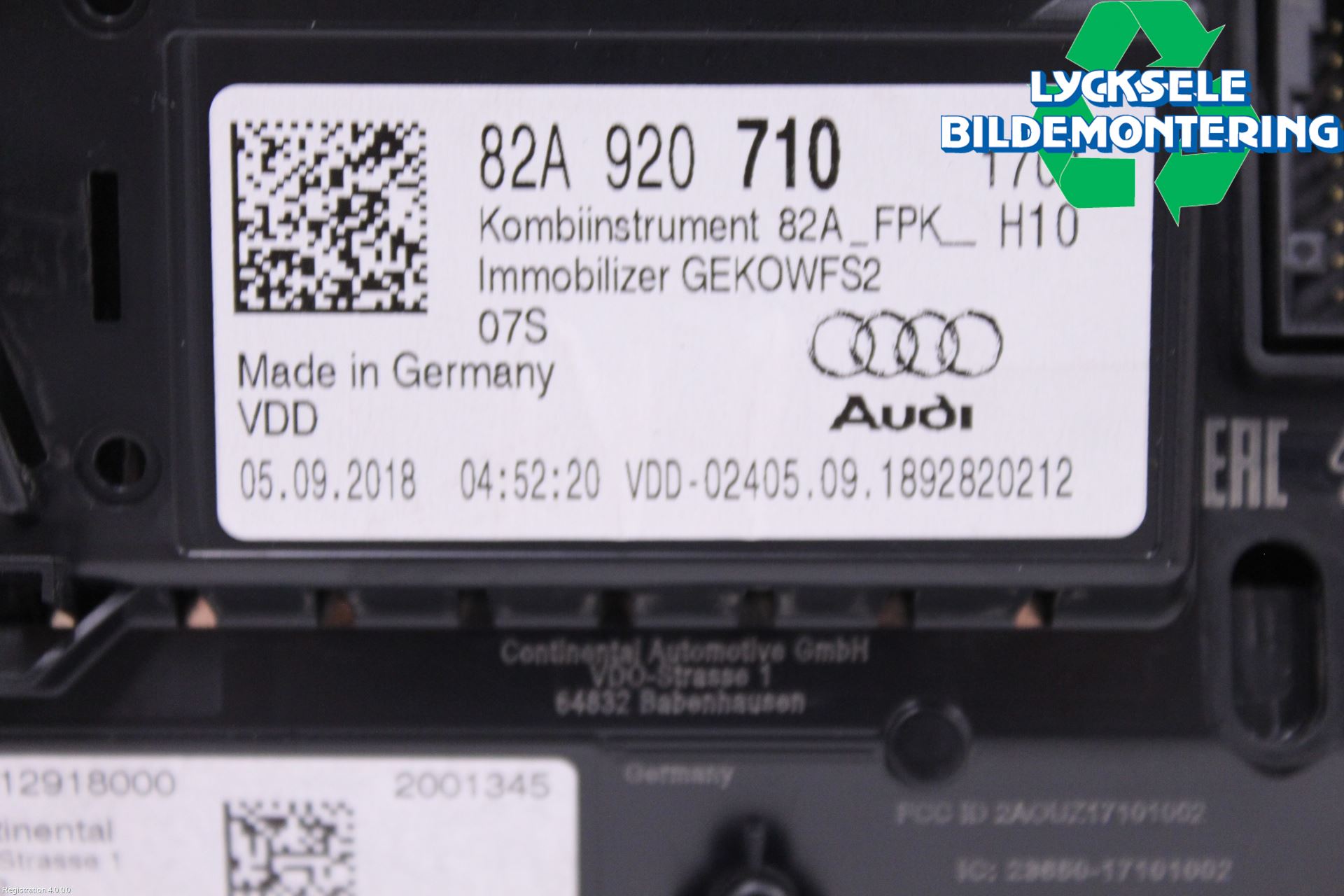 Audi A1 19- Instrument Komb